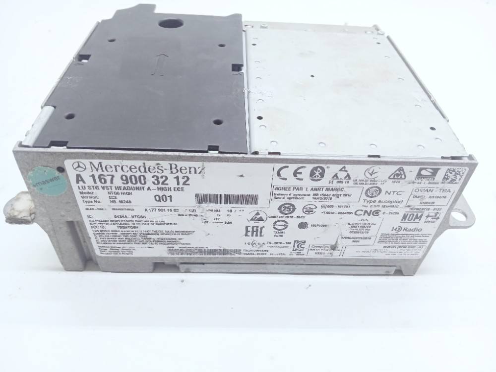 Central Rádio Multimídia Mercedes A200 1.3 2019 A1679003212