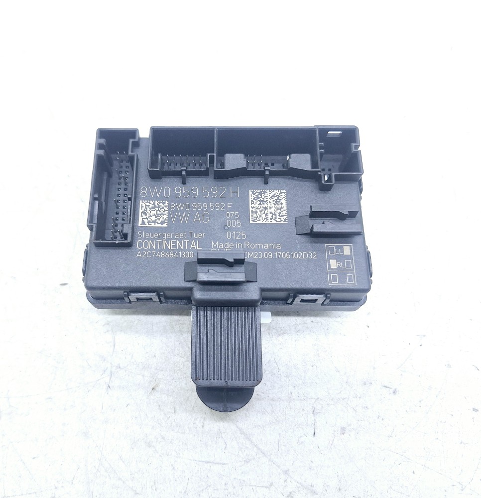 Módulo Porta Dianteira Direita Audi A4 2.0 2018 8w0959592h