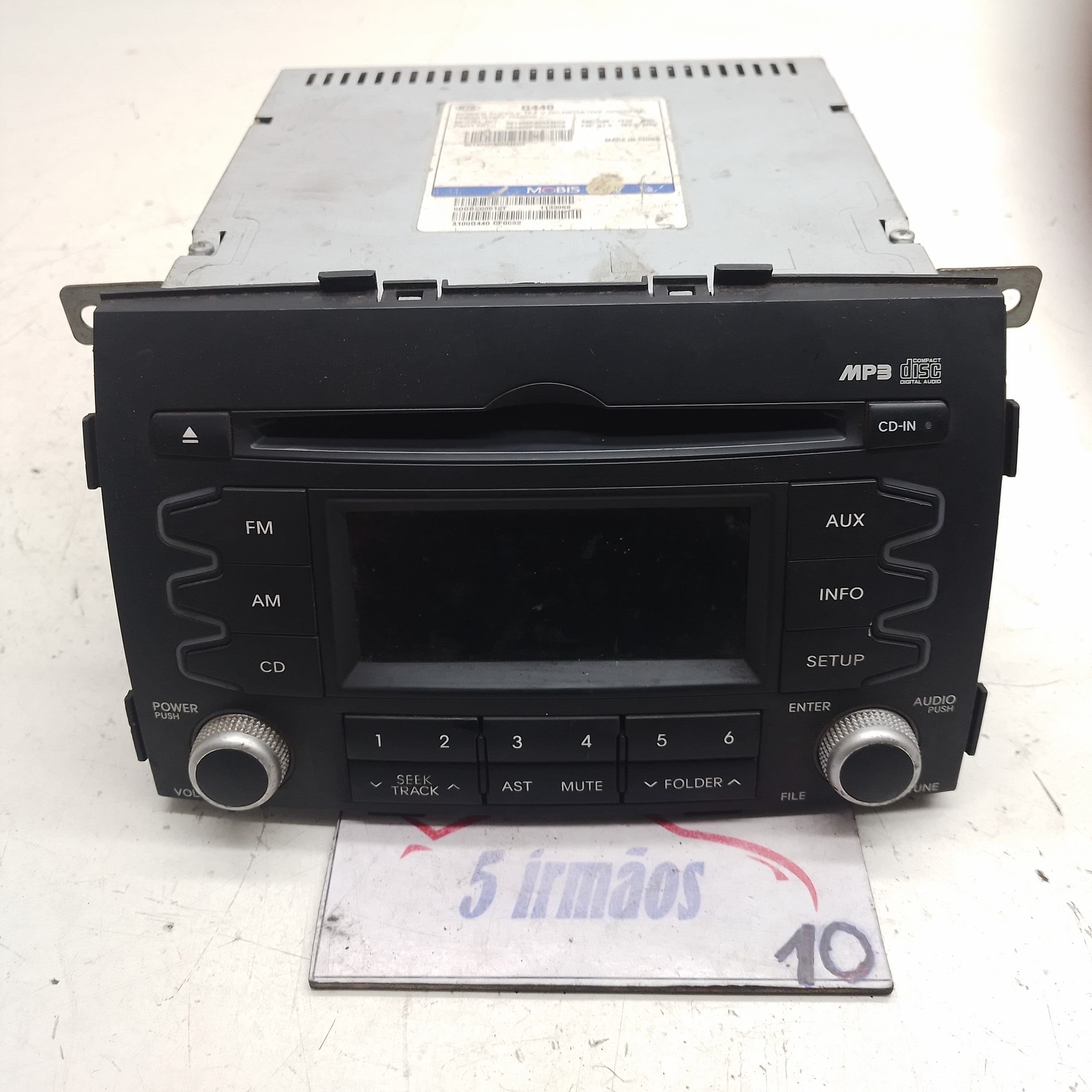 Rádio Cd Player Kia Sorento 3.5 2009 / 2010