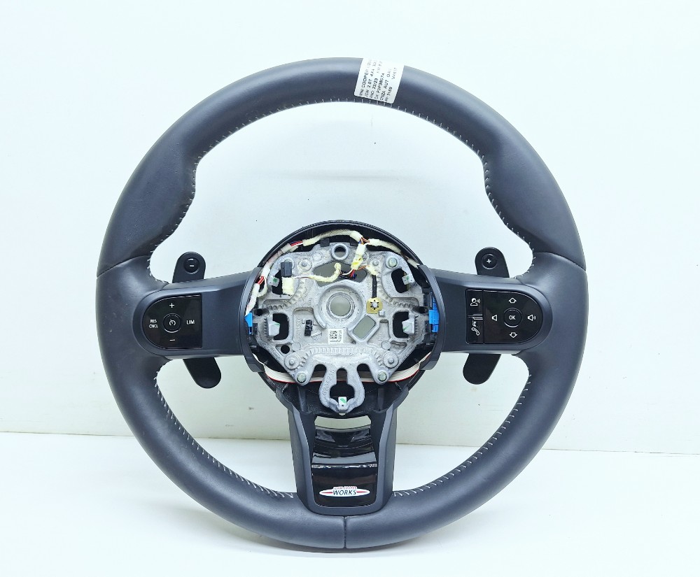 Volante Aro Direção Mini Cooper Countryman Jcw 2.0 2023 Preto