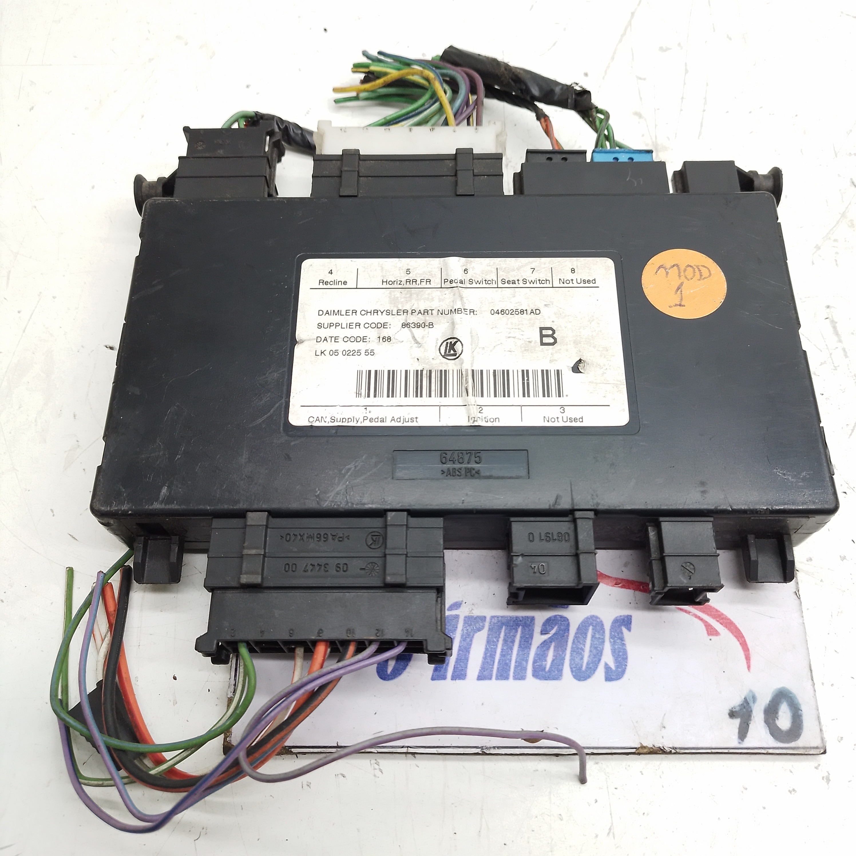Módulo Memória Banco Chrysler 300c 5.7 V8 2005 N04602581ad