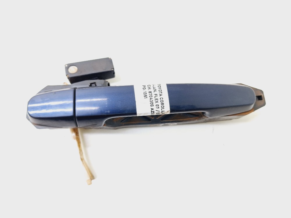 Maçaneta Externa Traseira Direita Toyota Corolla 2007 2008 Azul Traseira
