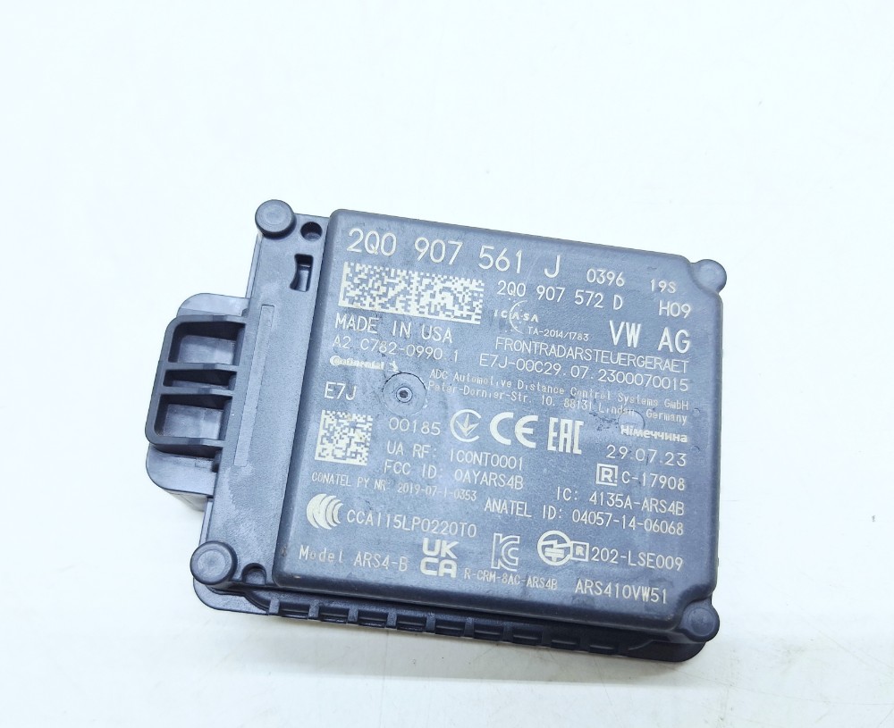 Módulo Acc Radar Vw Taos Tsi 1.4 2024 2q0907561j