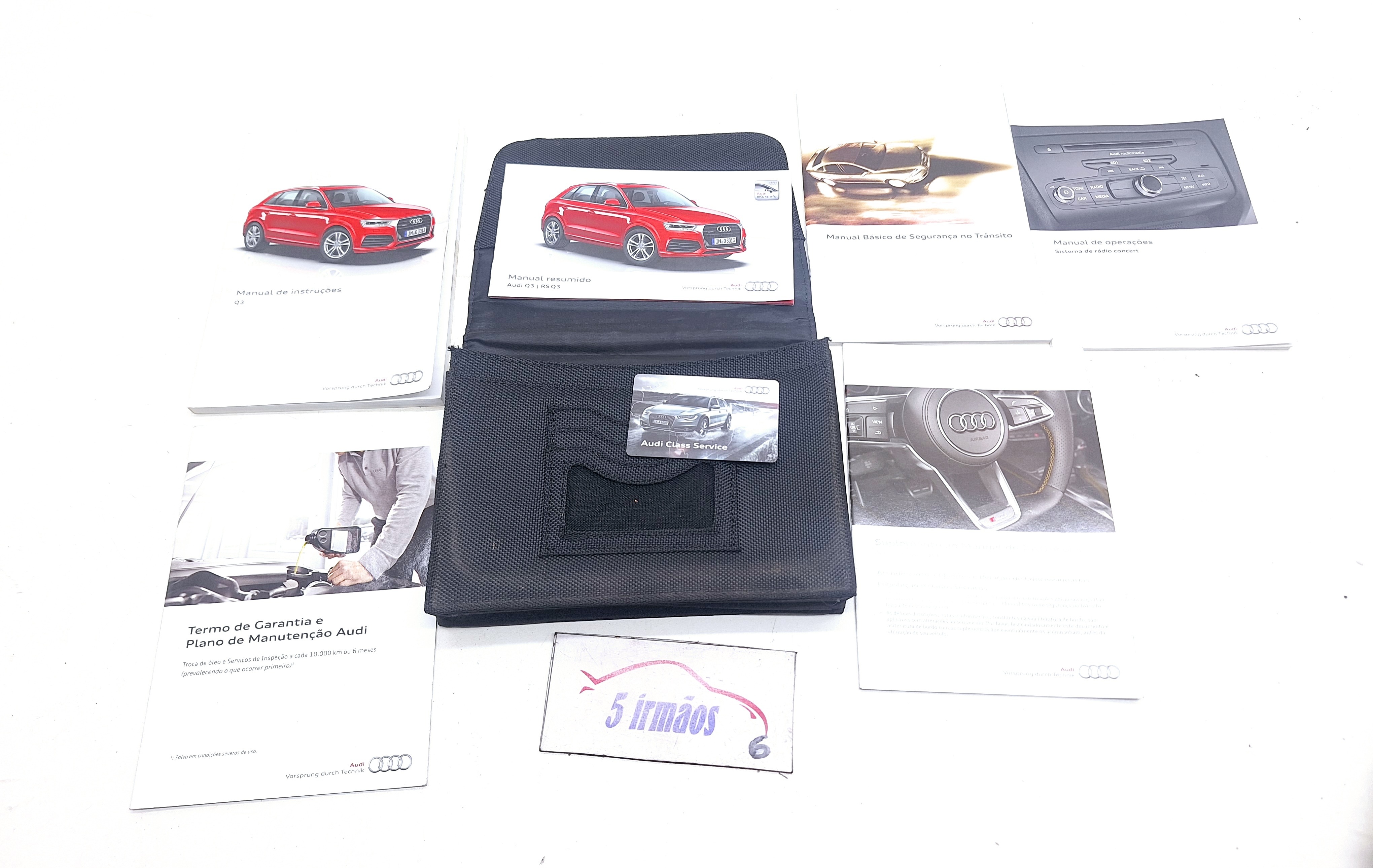 Manual Proprietário Audi Q3 Tfsi 2.0 Turbo 2015/2016 3