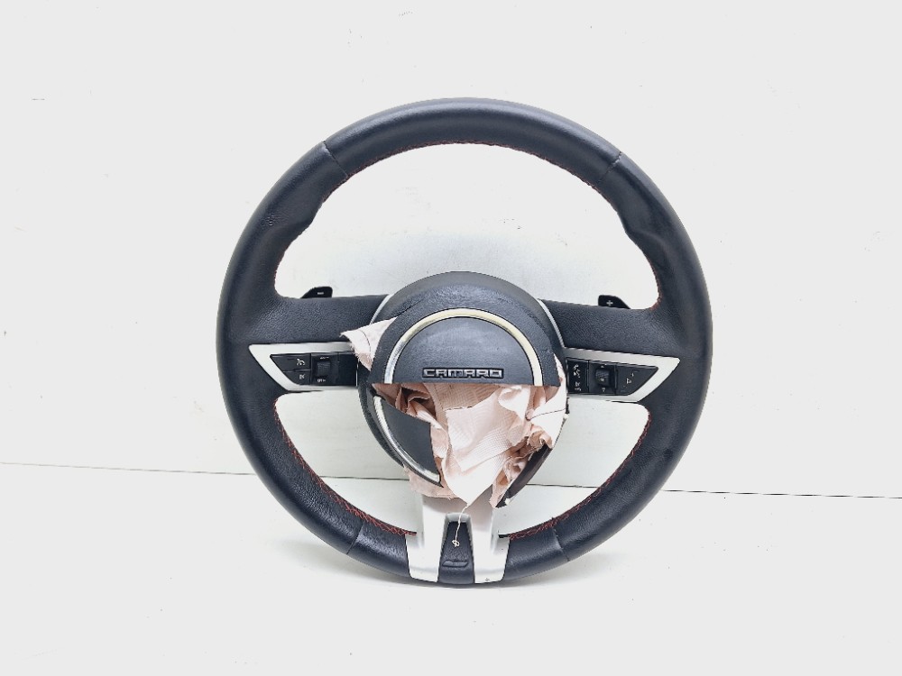 Volante Aro Direção Completo Gm Camaro 6.2 V8 2010 2011  Preto