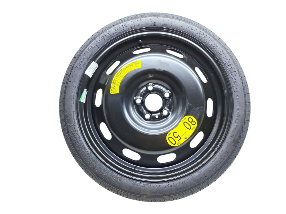 Roda Estepe C Pneu Aro 18 125/ 70 Vw Tcross Tsi 1.4 2026