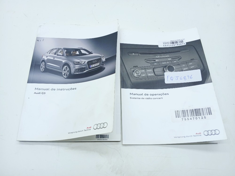 Manual Proprietário Audi Q3 Tfsi 2.0 2014