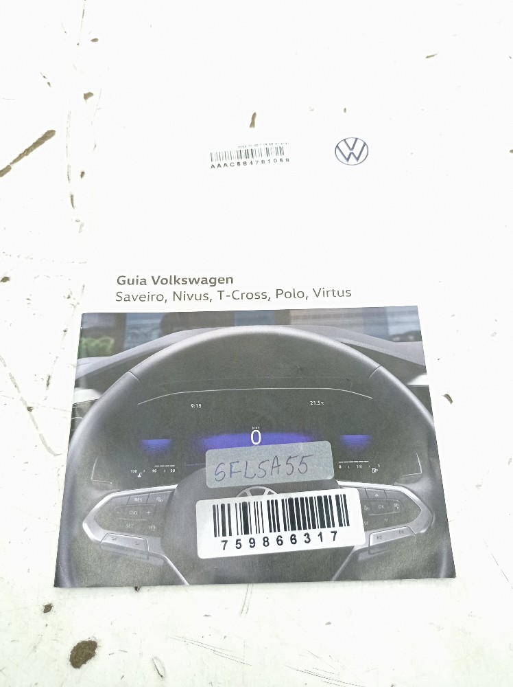 Manual Proprietário Vw Tcross Tsi 1.4 2019 2020