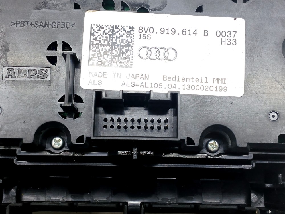 Comando Multimídia Audi A3 Tfsi 1.8 2013 2014 8v0919614b