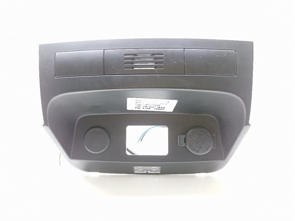 Acabamento Entrada Usb Acendedor Kia Sorento 3.5 2012 2013 Preto