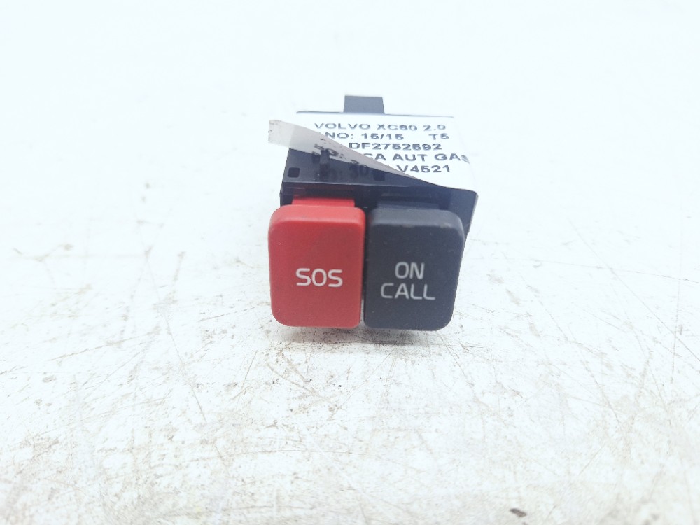 Botão Sos On Call Teto Volvo Xc60 2.0 2015 31334503