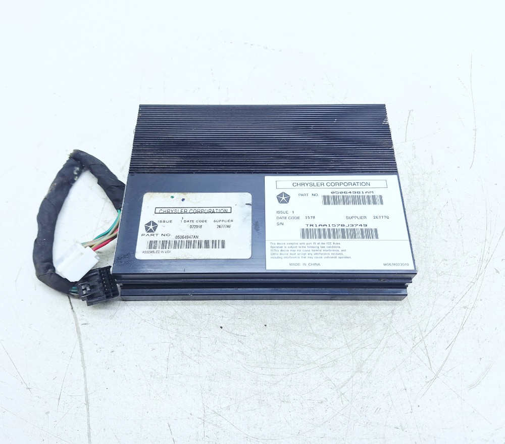Módulo Amplificador Som Dodge Journey 3.6 2018 05064981am