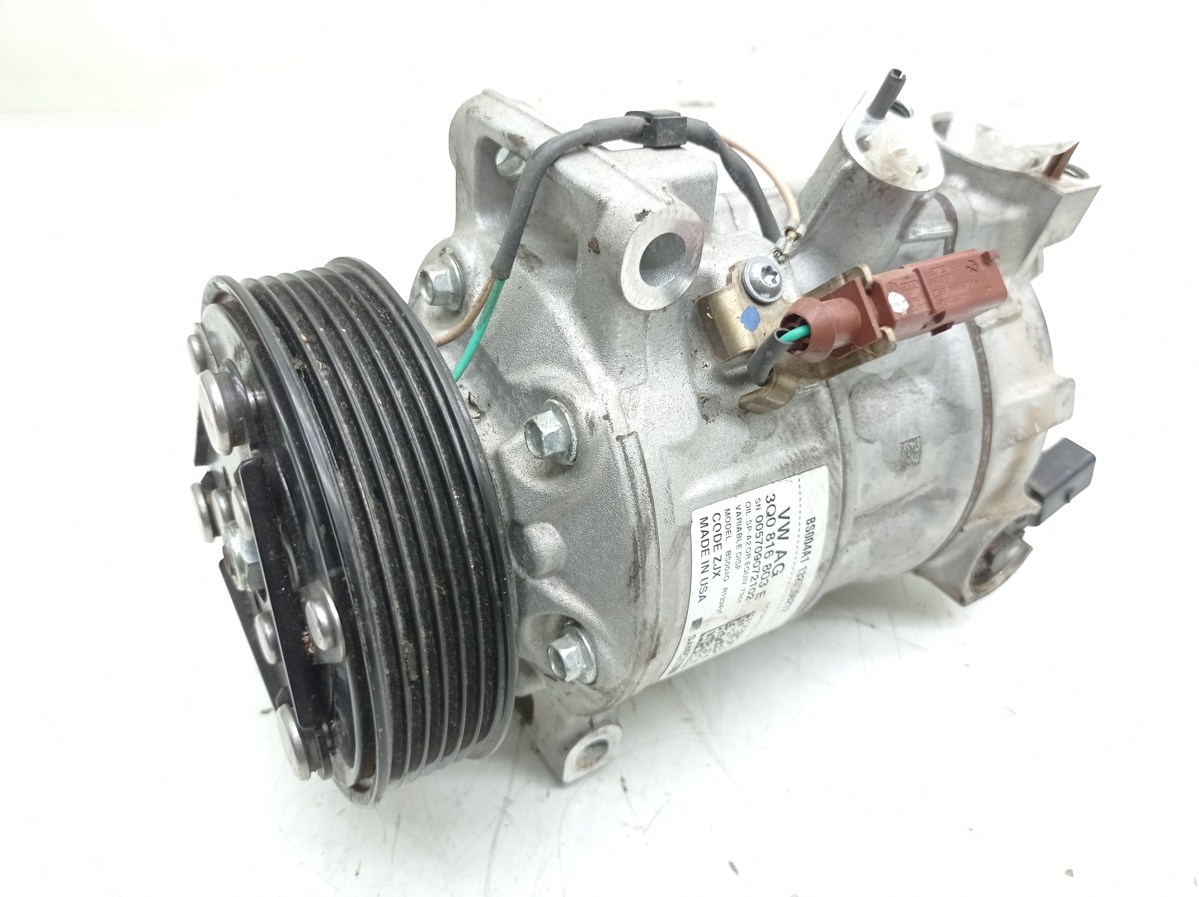 Compressor Ar Condicionado Vw Virtus Tsi 2023 4.000km