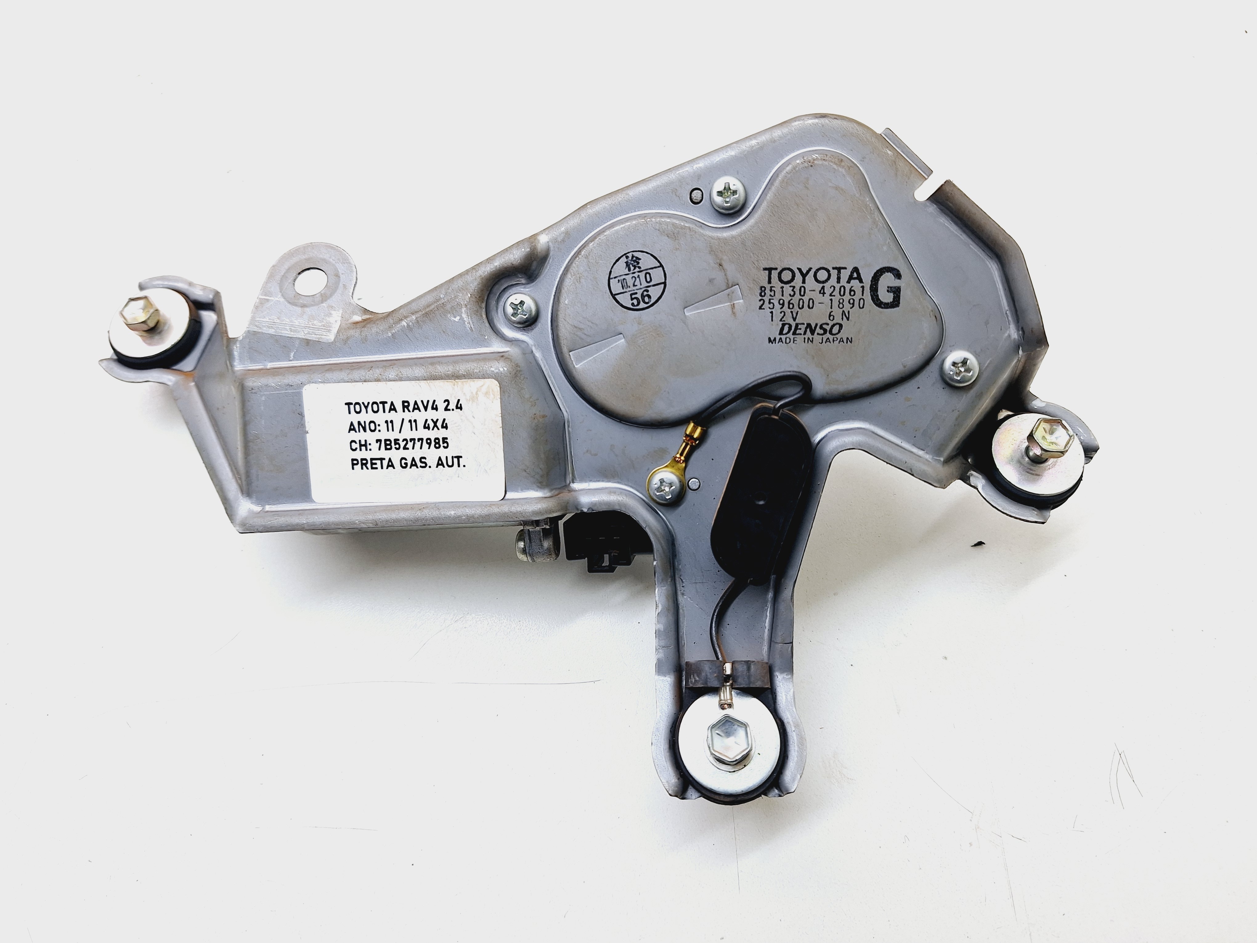 Motor Máquina Limpador Vigia Traseiro Toyota Rav4 2.4 2011