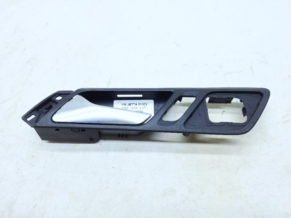 Maçaneta Interna Dianteira Esquerda Jetta 2.0 2016 5c7837133 Preto Dianteira