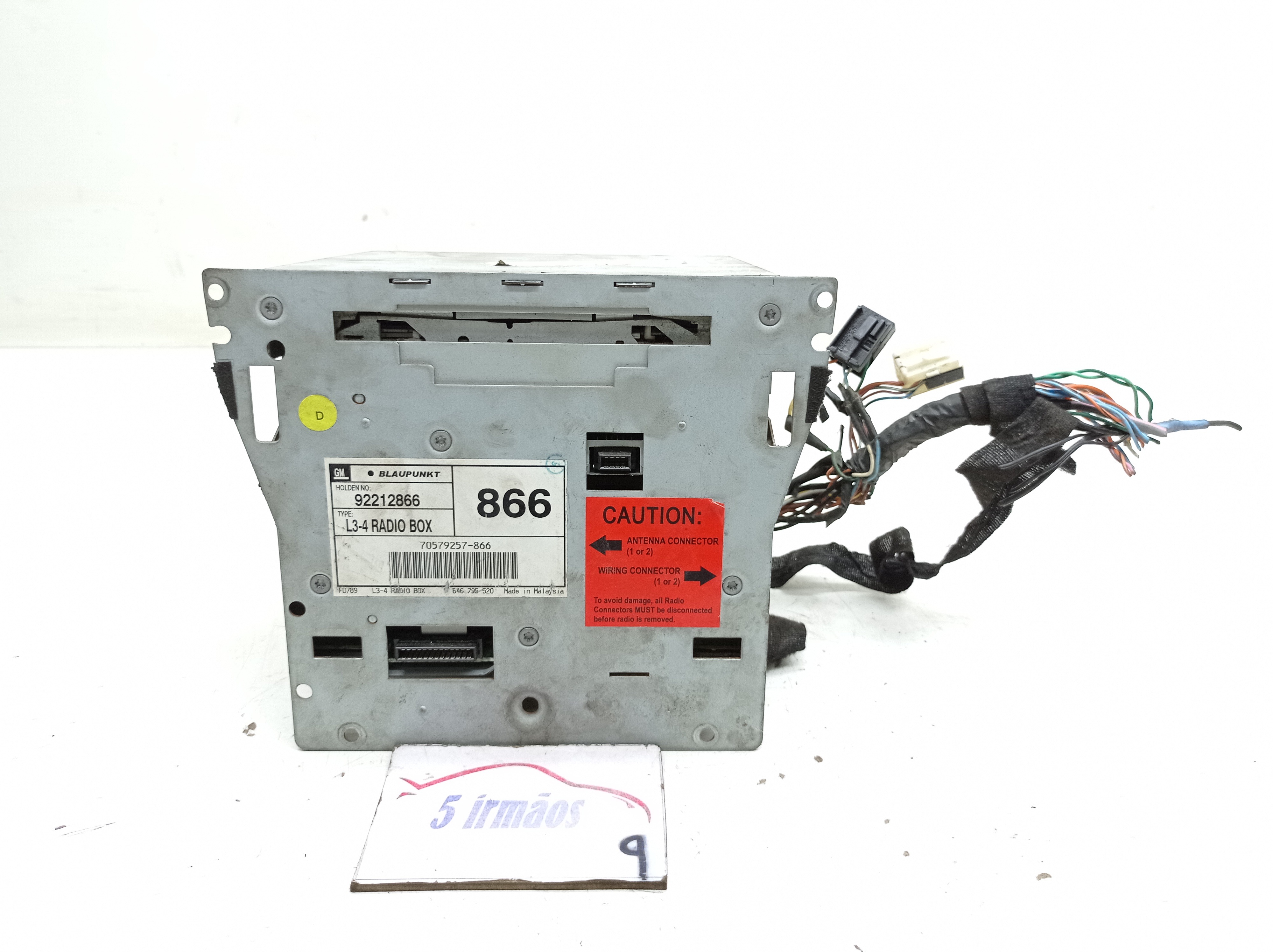Rádio Cd Player Chevrolet Omega 3.6 V6 2008 / 2009 / 2010