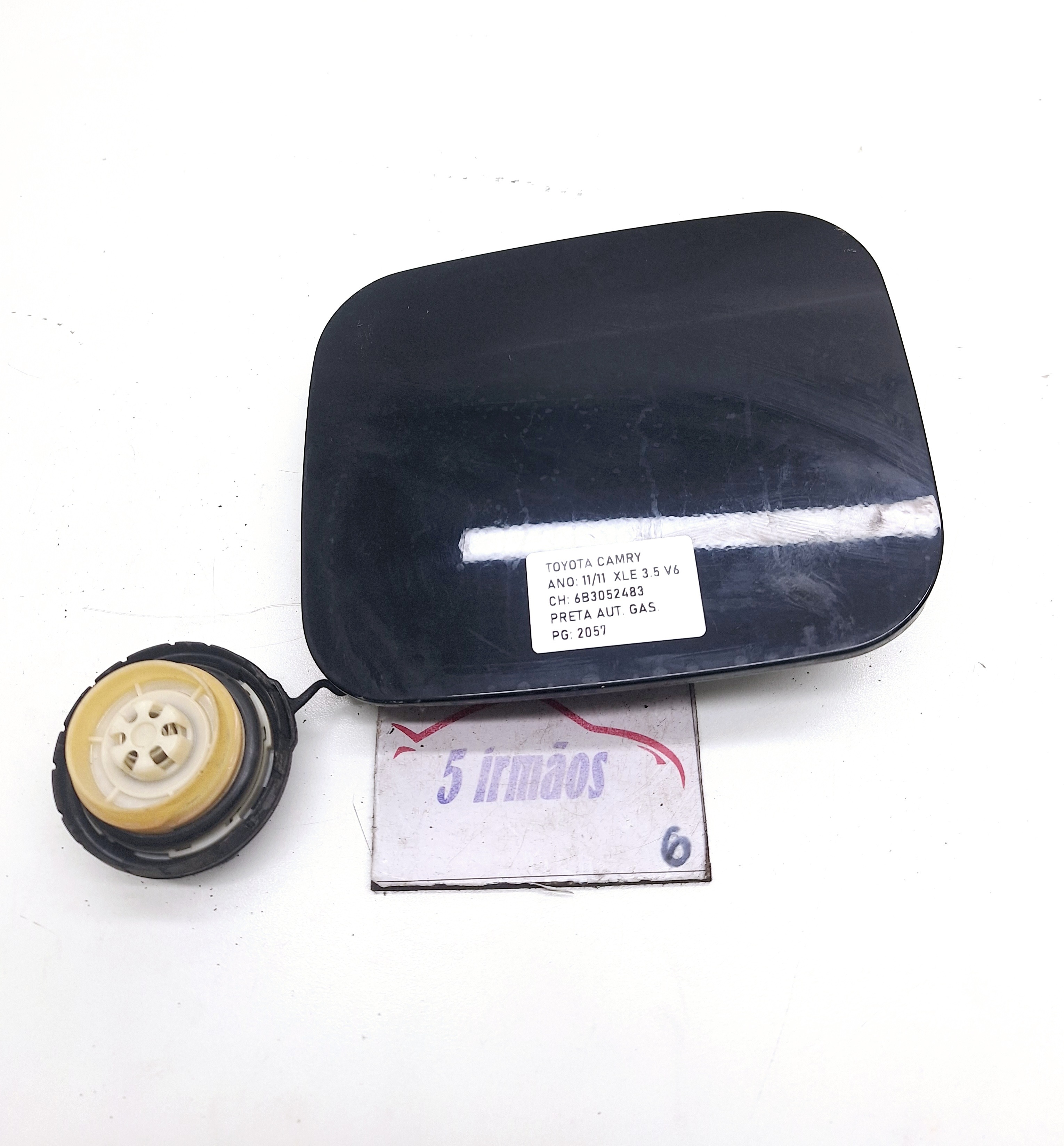 Portinhola Tanque Combustível Toyota Camry 3.5 V6 2010 2011  Preto