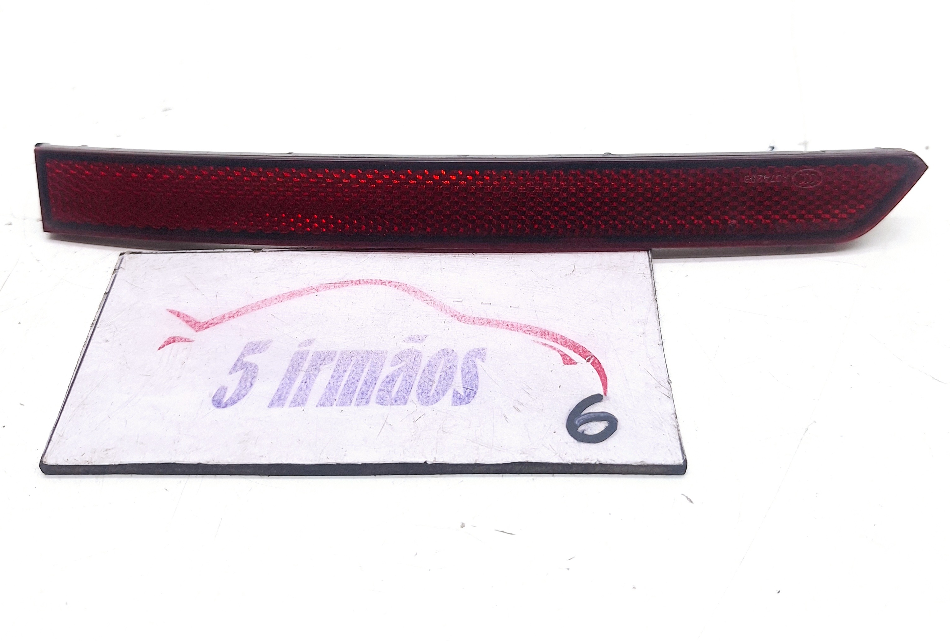 Refletor Olho Gato Traseiro Direito Vw Tiguan Tsi 2.0 2020 Vermelho