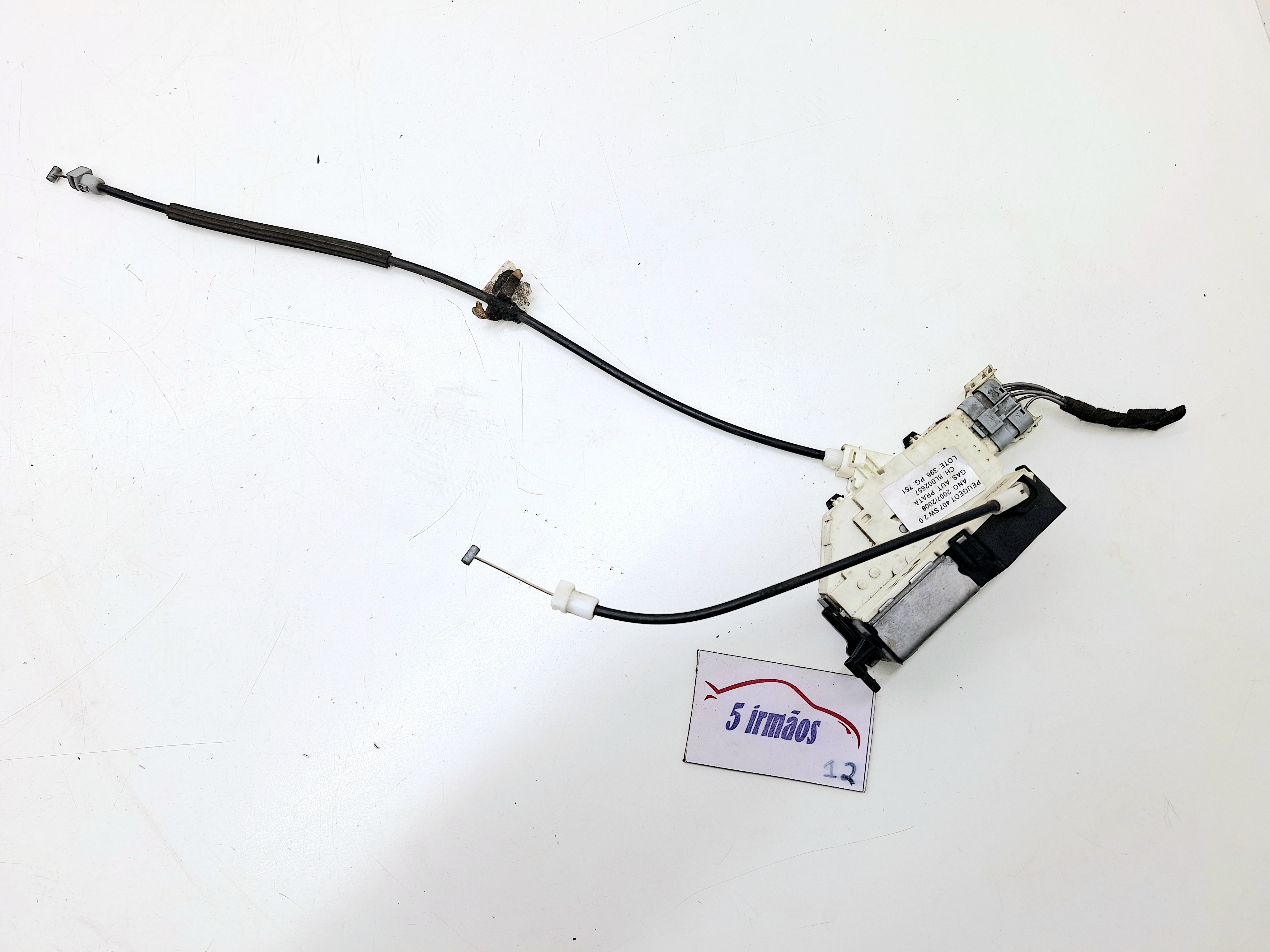 Fechadura Porta Dianteira Direita Peugeot 407 Sw 2.0 2008