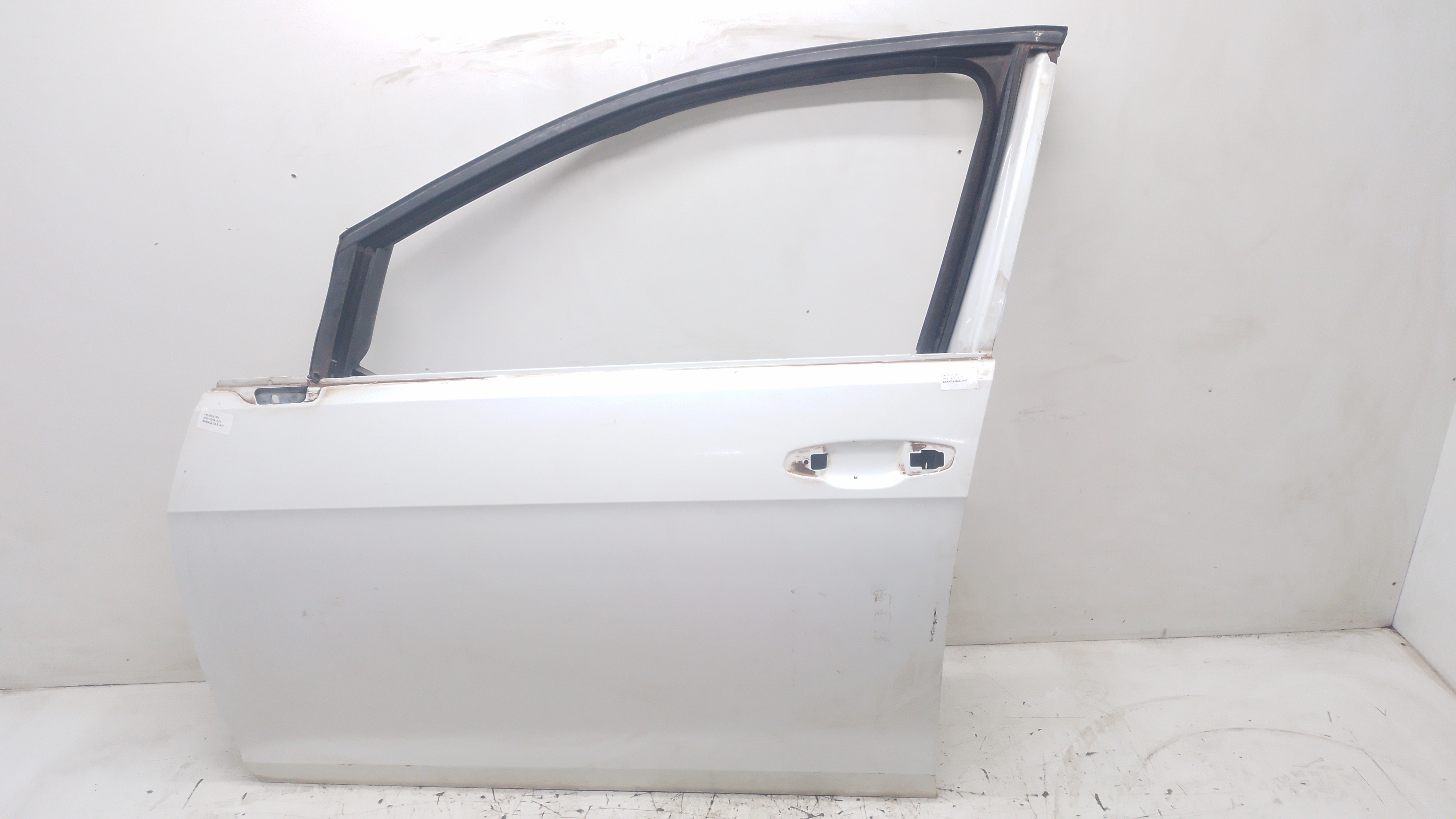 Porta Dianteira Esquerda Vw Golf Gti 2.0 Turbo 2013/ 2014 Dianteira Esquerdo Branco