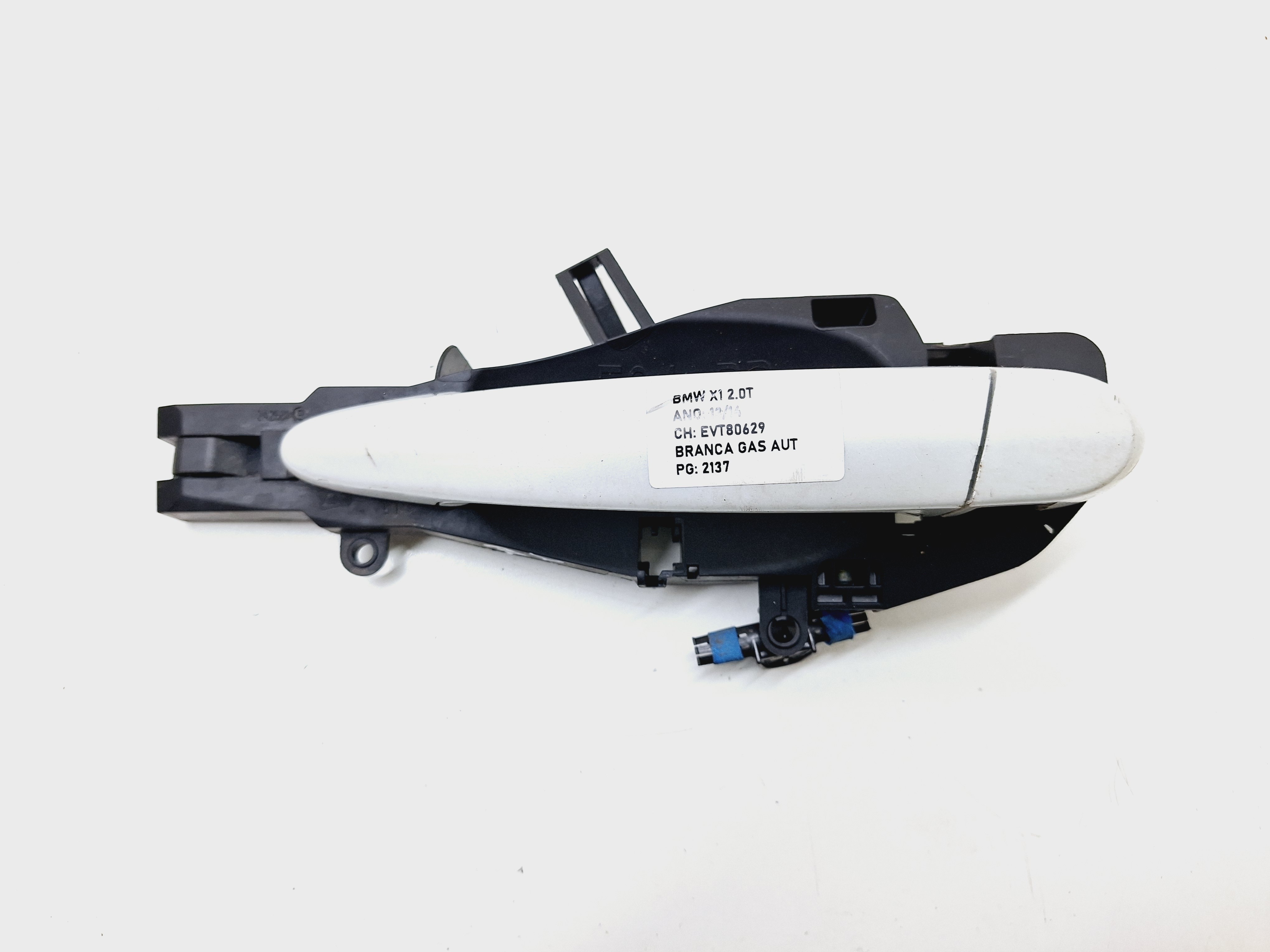 Maçaneta Externa Traseira Esquerda Bmw X1 2.0 2013 / 2014 Branco Traseira