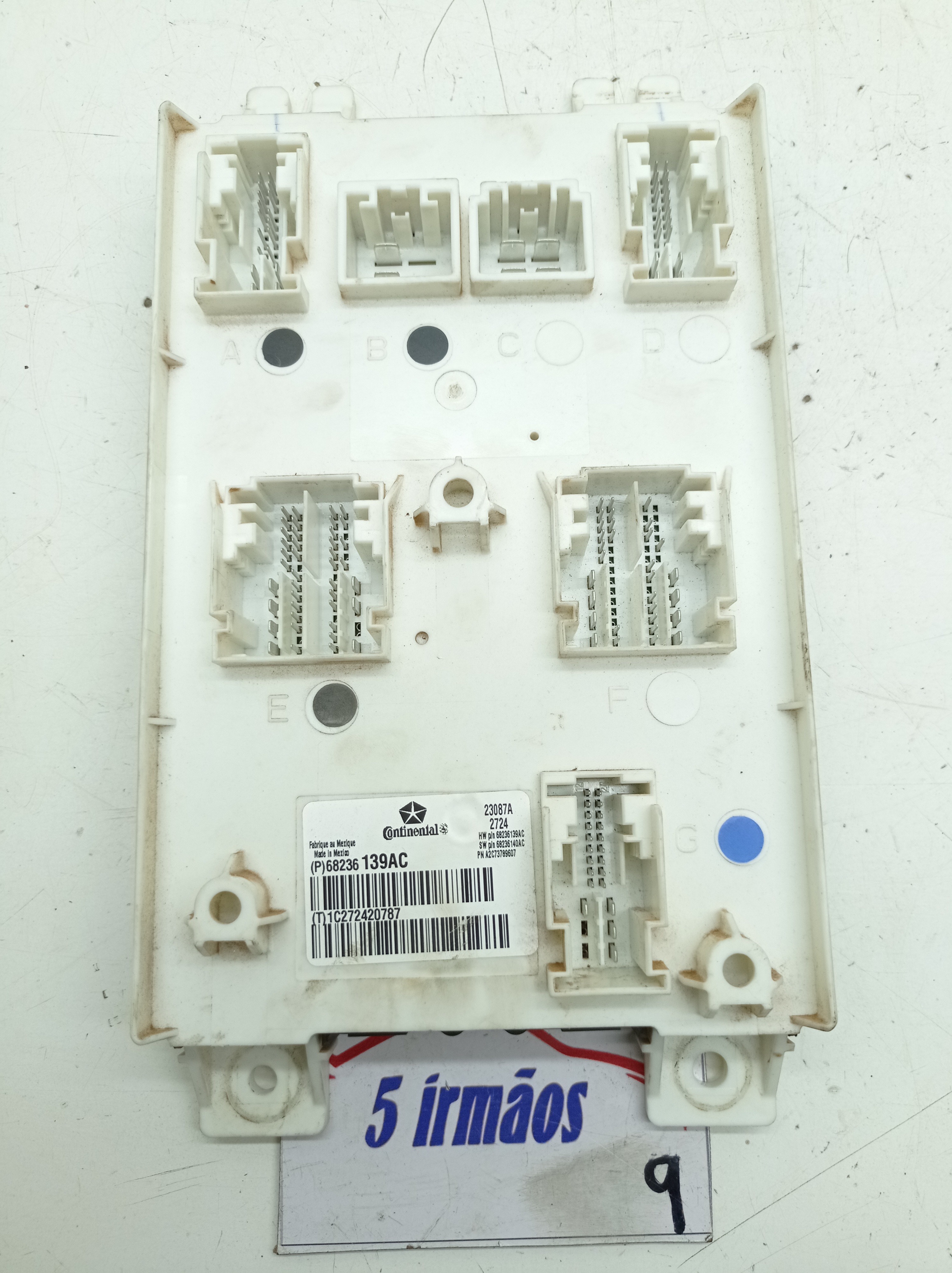 Módulo Controle Jeep Grand Cherokee 3.0 2015 Nº68236139ac