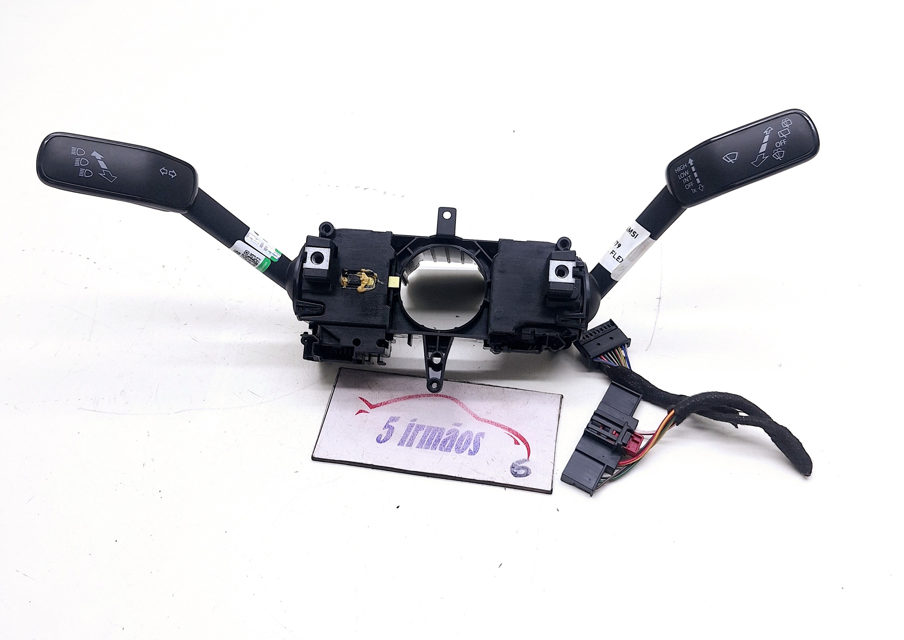 Comando Chave Seta / Limpador Parabrisa Vw Polo Msi 1.6 2021