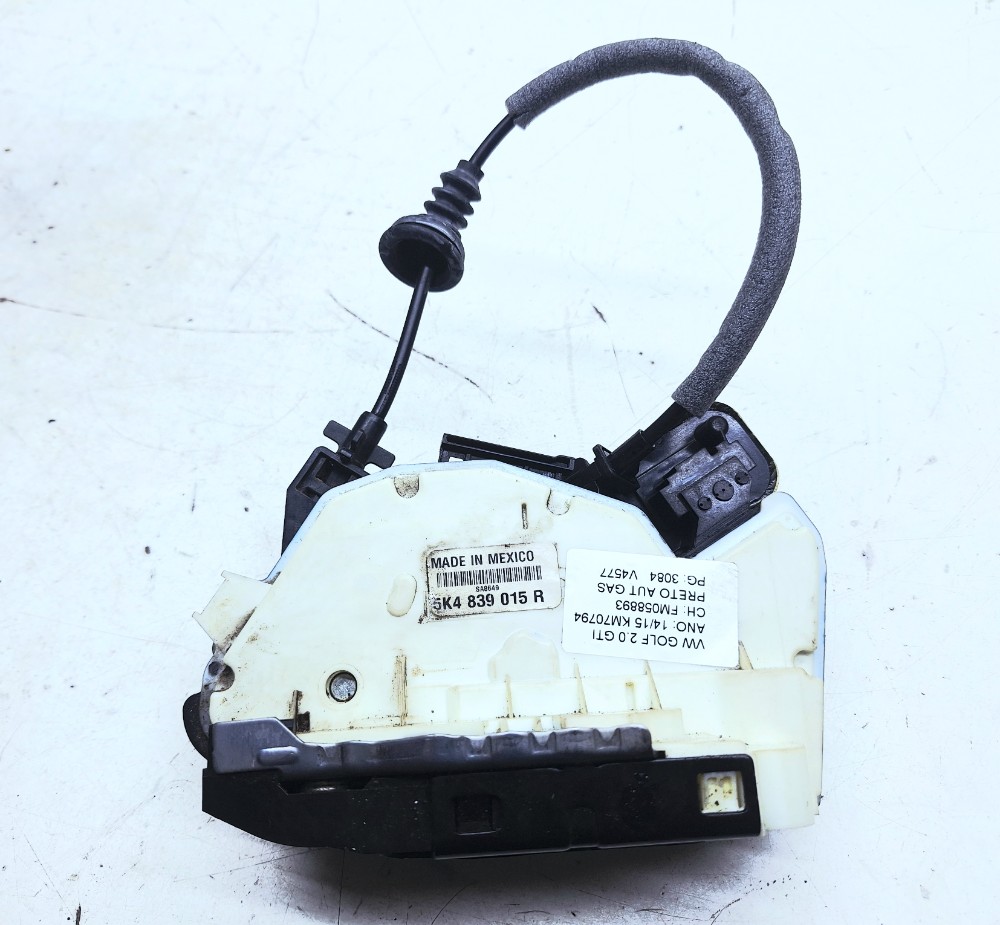 Fechadura Porta Traseira Esquerda Golf 2.0 2015 5k4839015r
