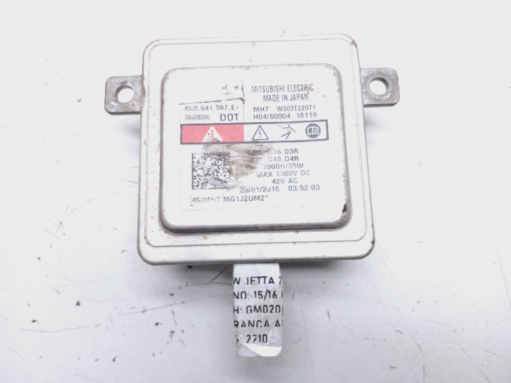 Módulo Reator Farol Vw Jetta 2.0 2015 2016 8k0941597e