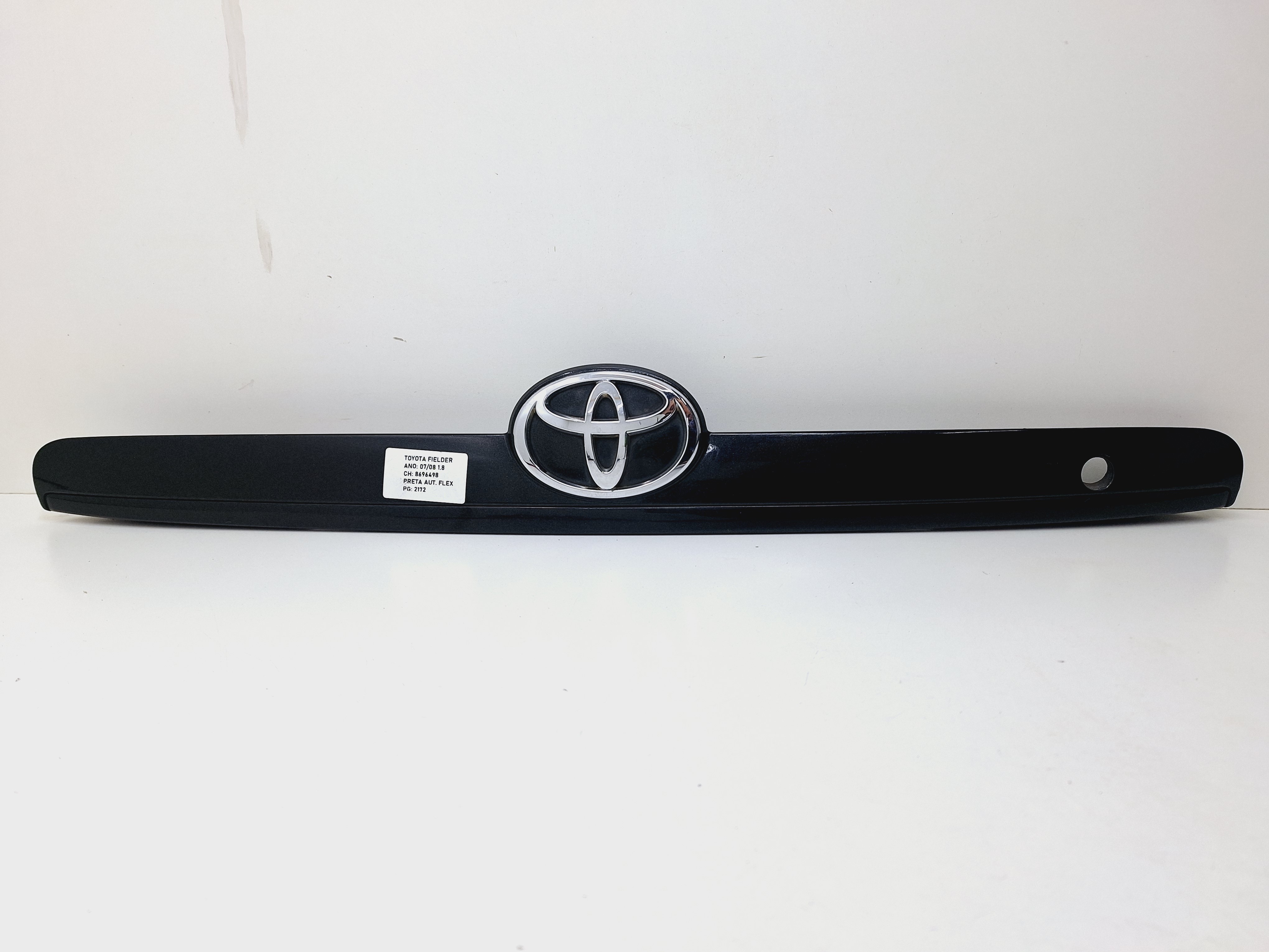 Friso Tampa Traseira Toyota Fielder 1.8 2007 2008 Preto