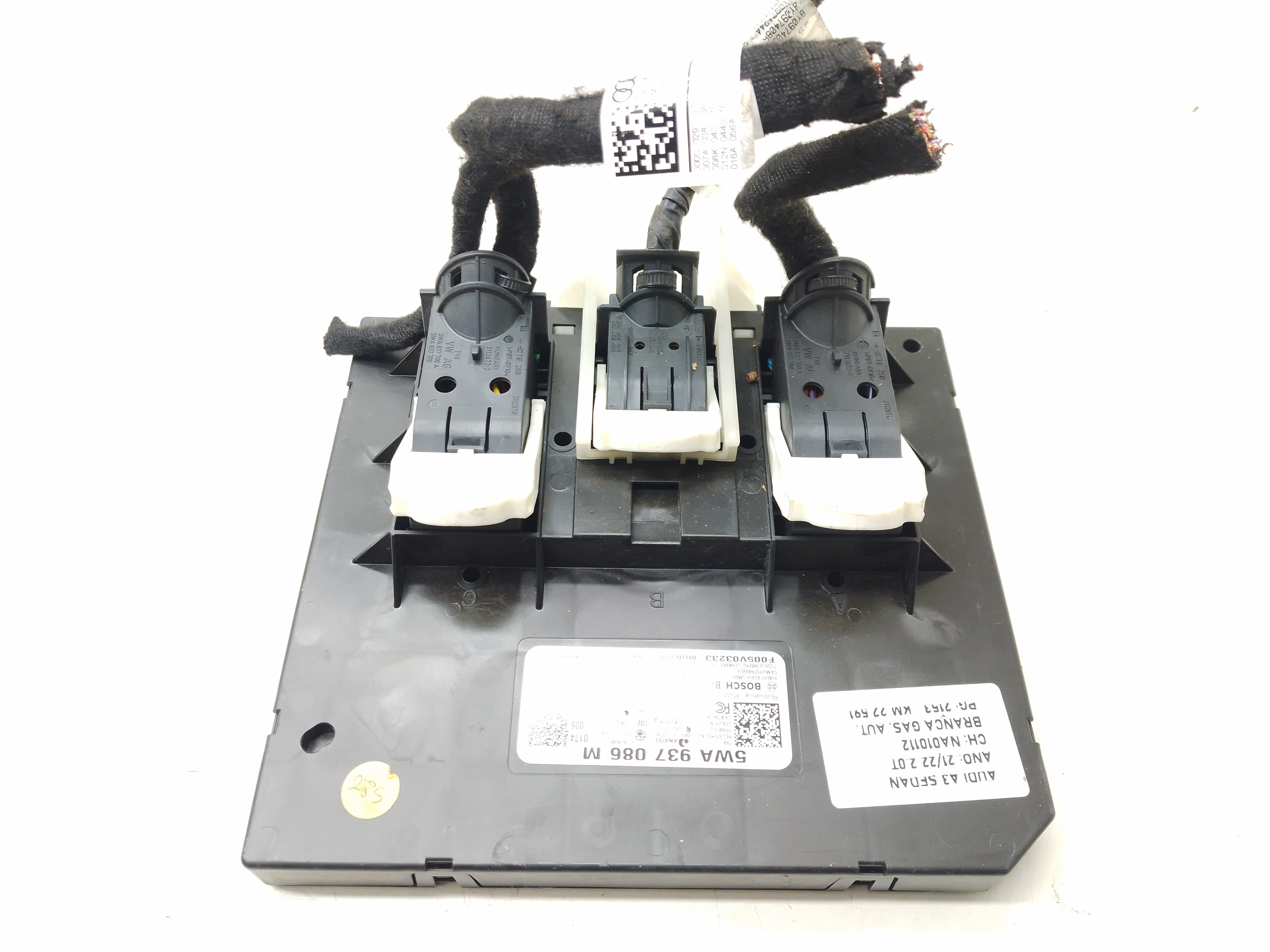 Módulo Bcm Audi A3 Sedan Tfsi 2.0 2021 2022 5wa937086m
