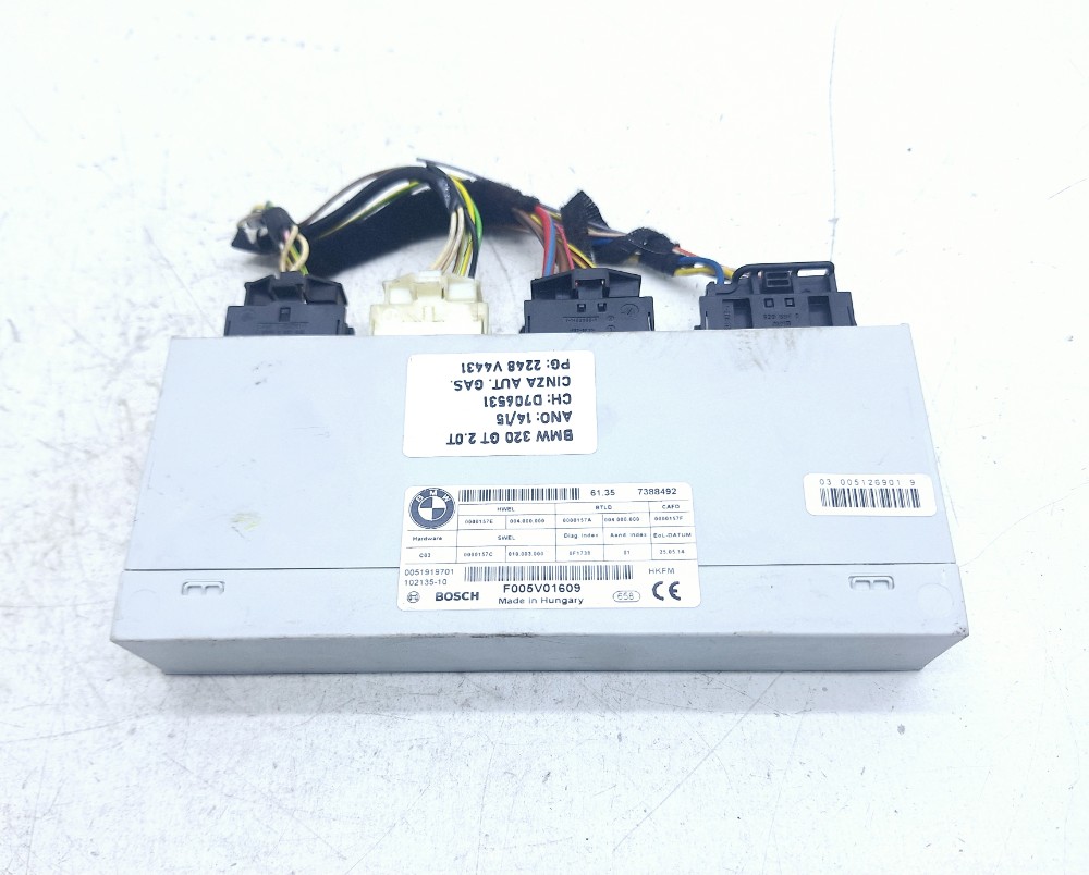 Módulo Tailgate Bmw 320i Gt 2.0 2014 2015 7388492