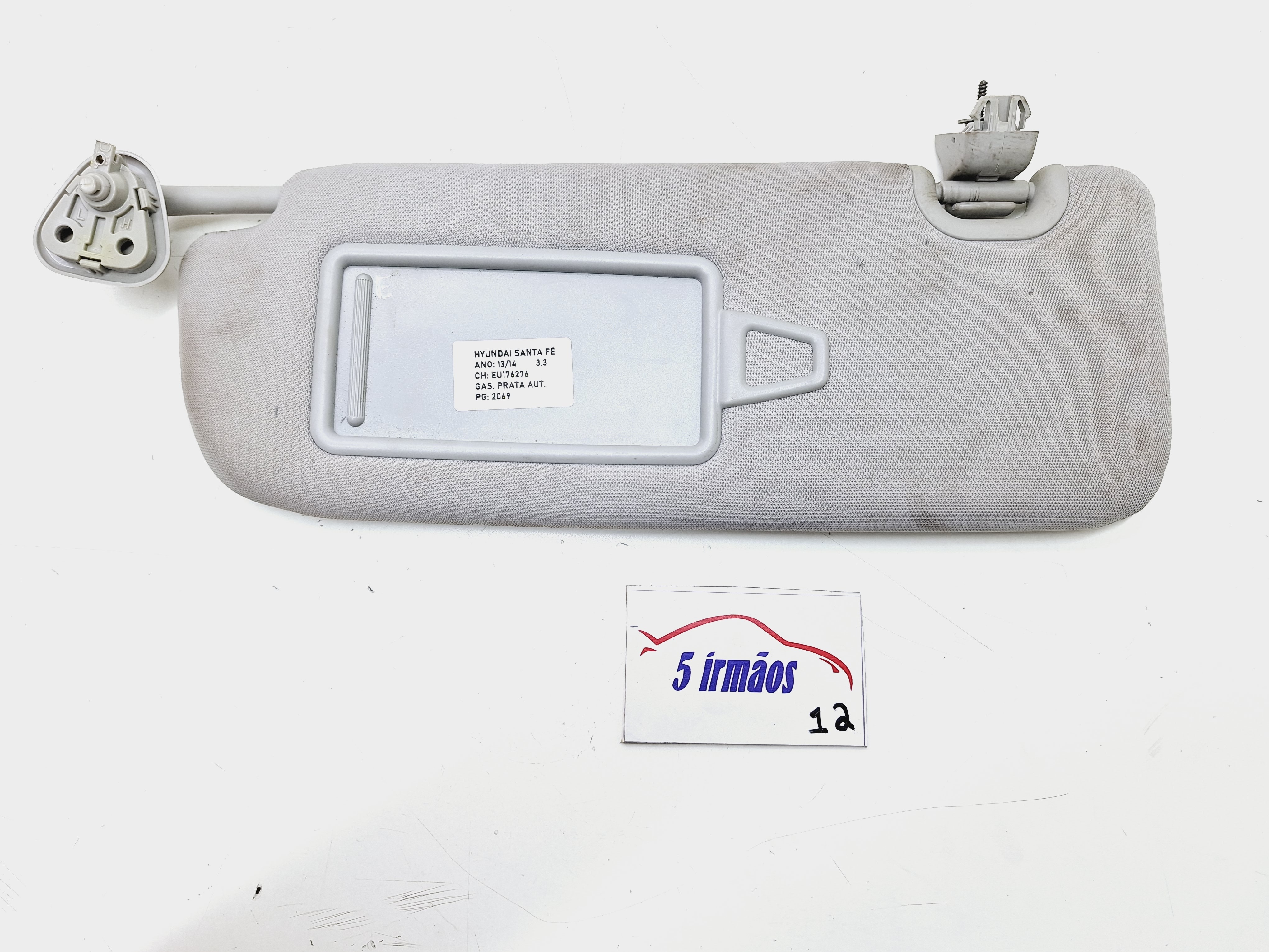 Quebra Sol Esquerdo C/ Espelho Hyundai Santa Fé 3.3 2015
