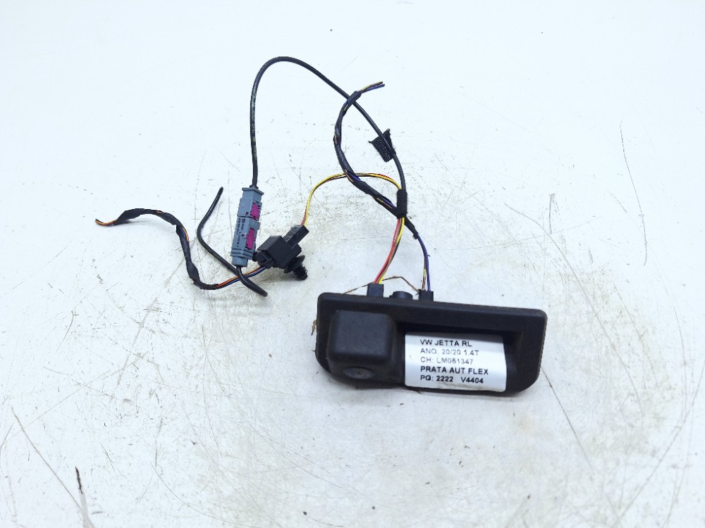 Câmera Ré C Abertura Porta Mala Vw Jetta Rl 1.4 2020