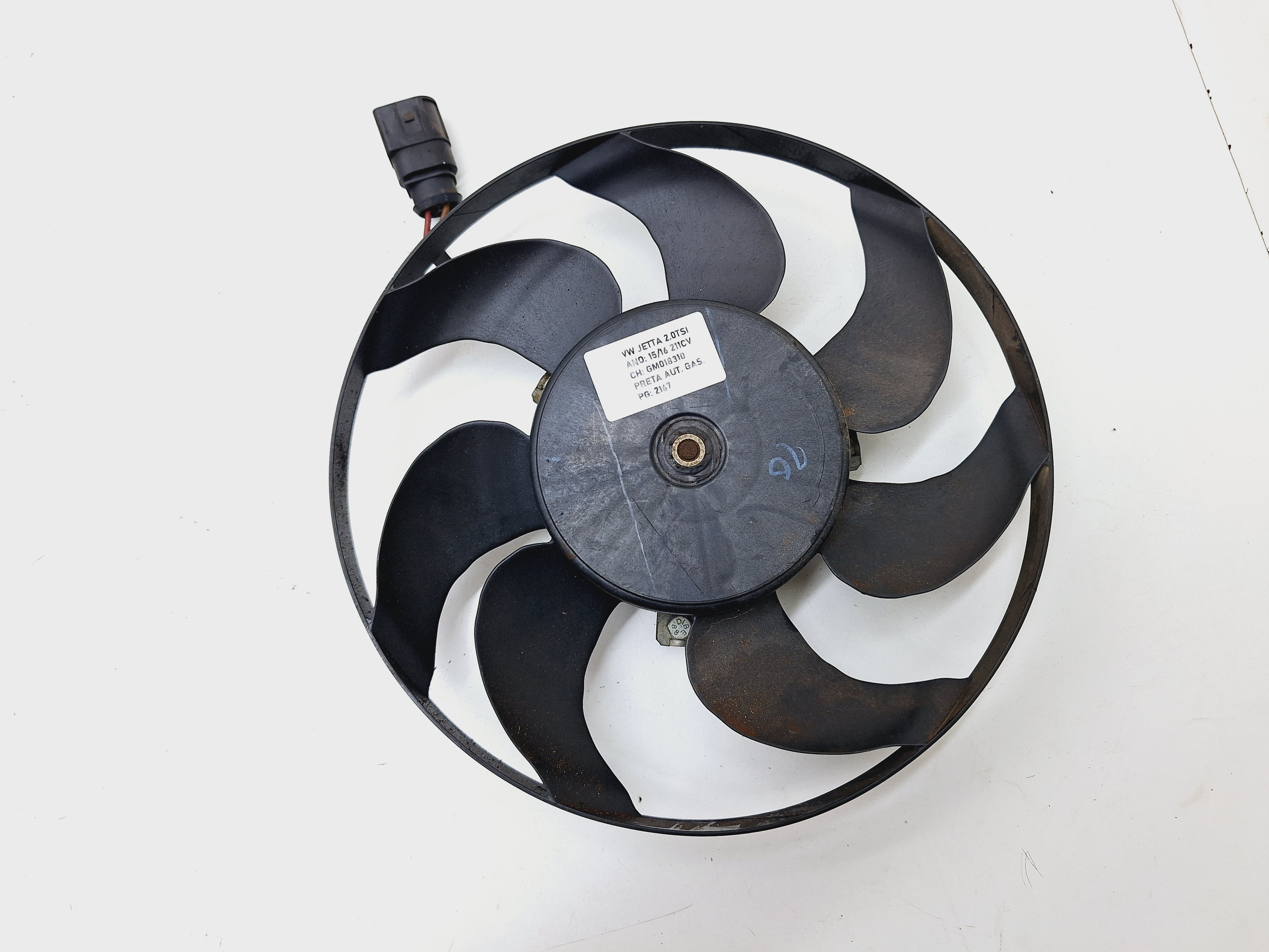 Ventoinha Menor Radiador Vw Jetta 2.0 2015 2016 1k0959455es