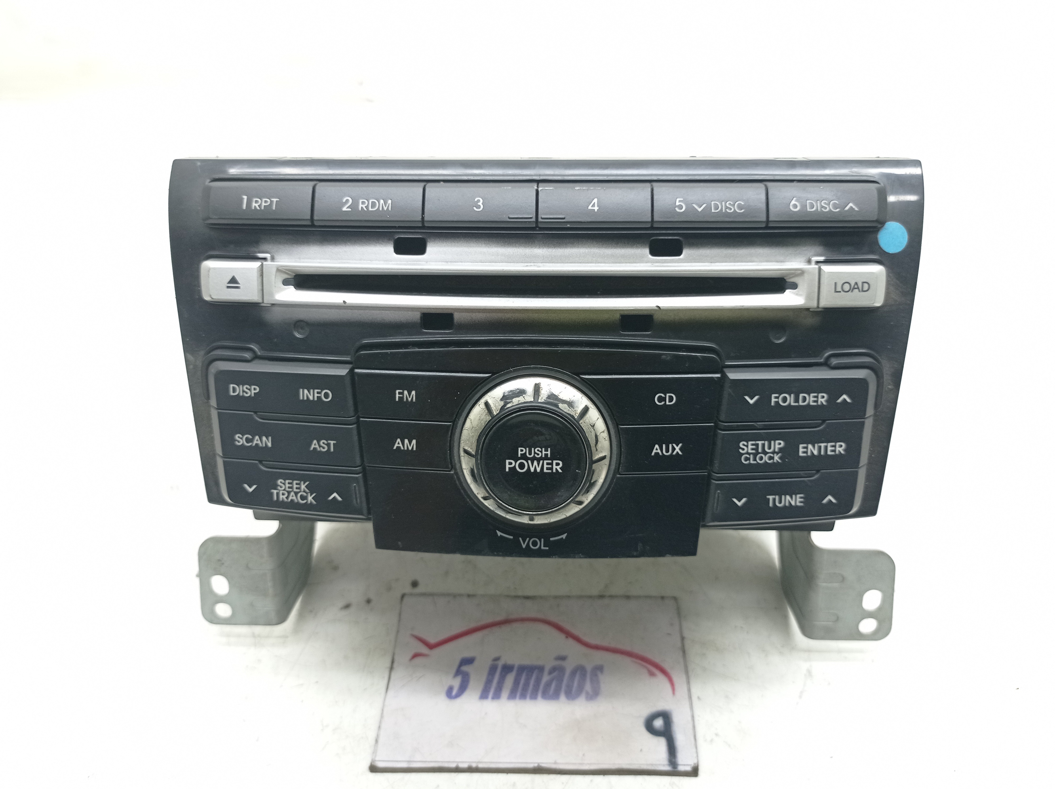 Rádio Cd Player Hyundai Elantra 2.0 2012 / 2013 Nº61013812