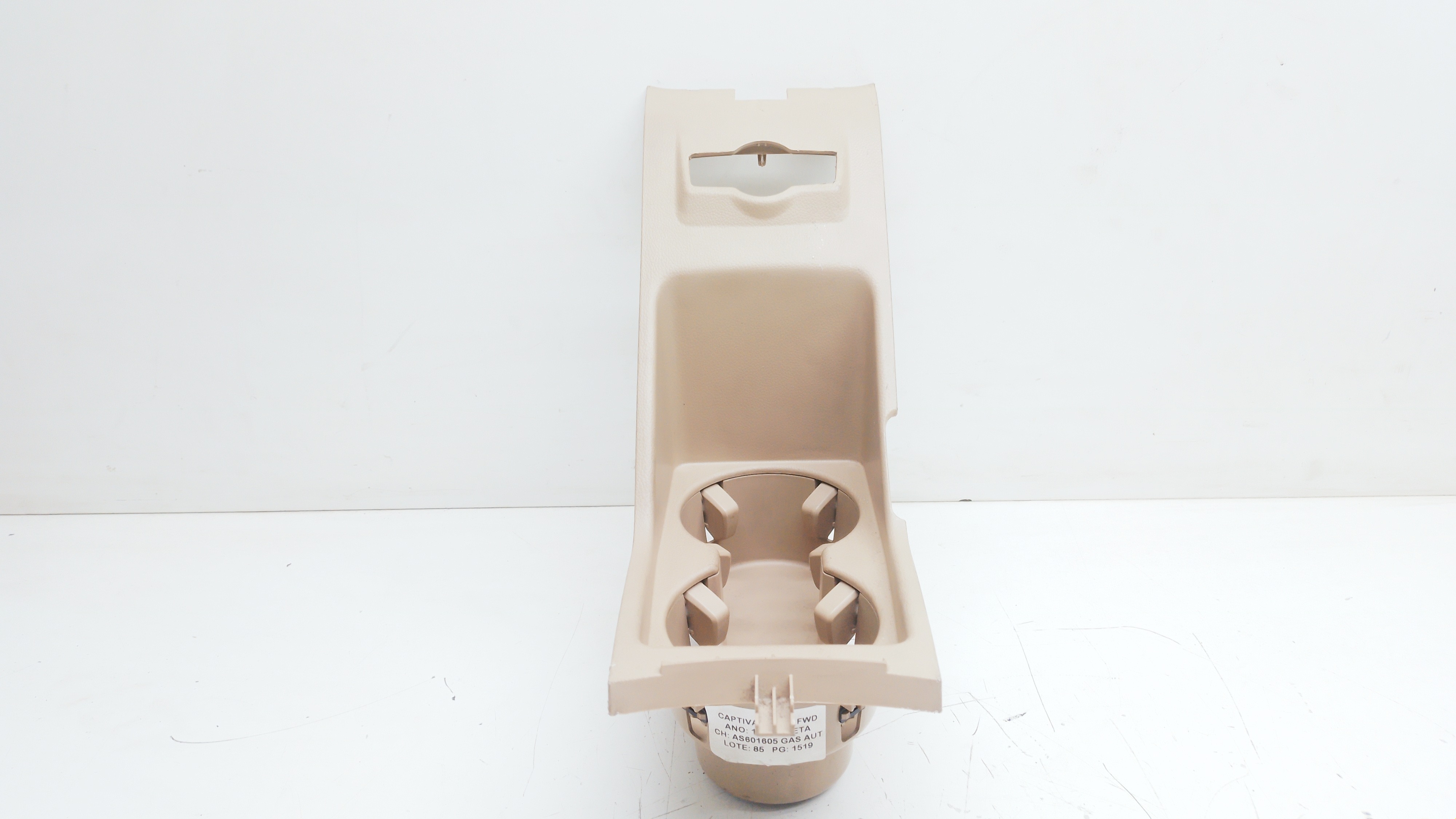 Porta Copos Console Central Gm Captiva 2010 Nº26438 Beje