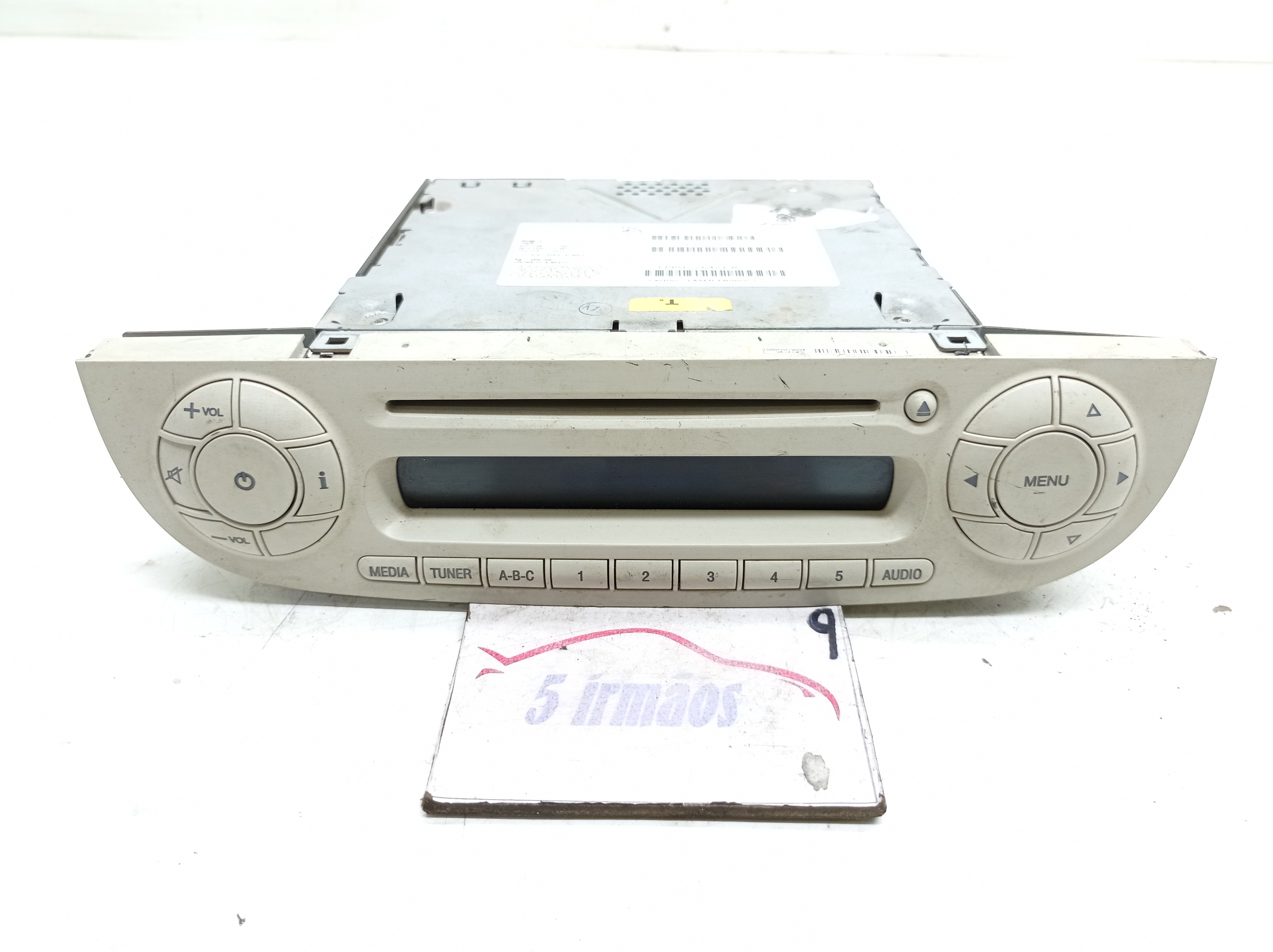 Reprodutor Player Fiat 500 1.4 2011 / 2012 1rz26jw4ai