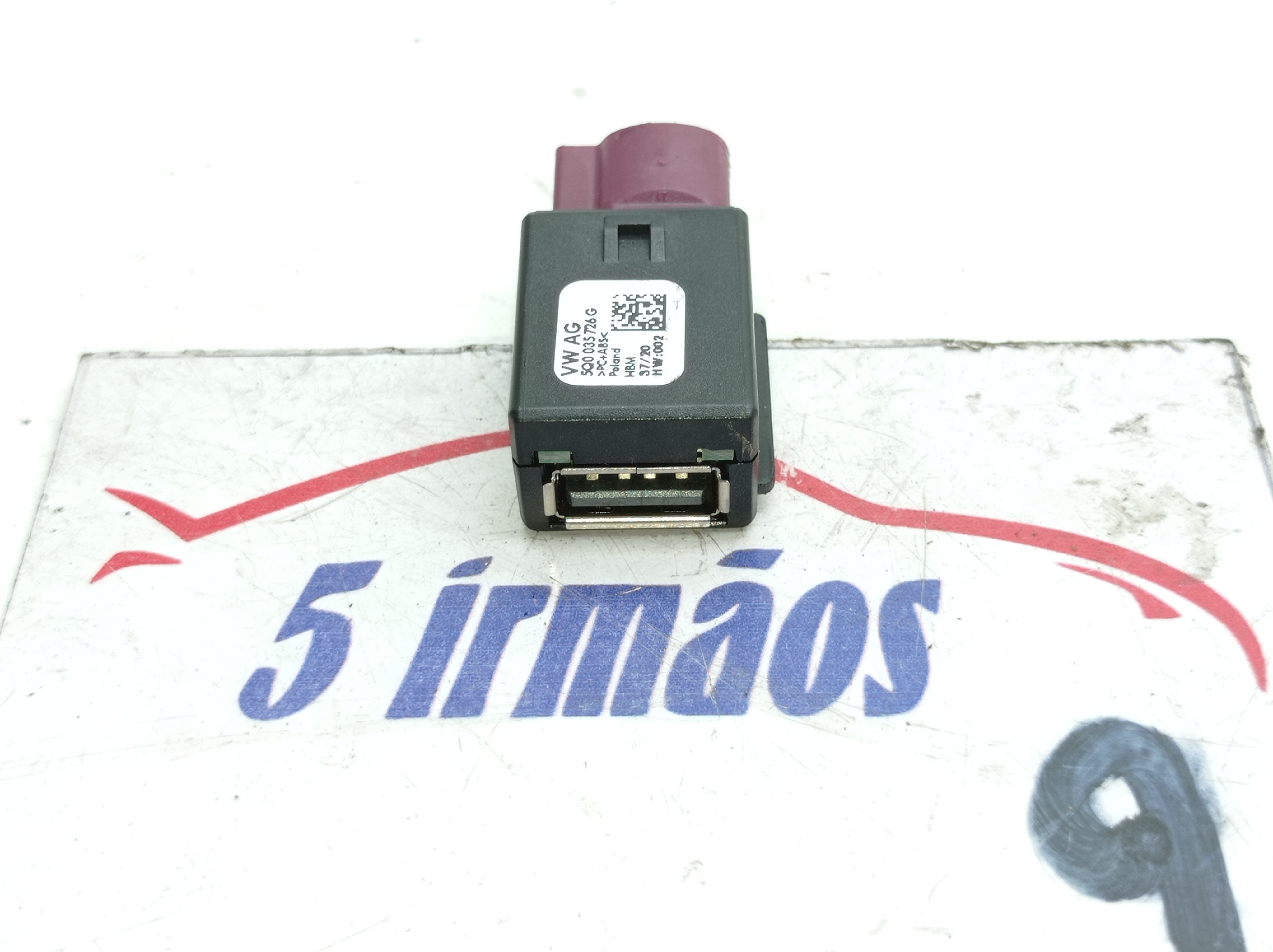 Conector Usb Volkswagen Tcross 1.4 2021 / 2022
