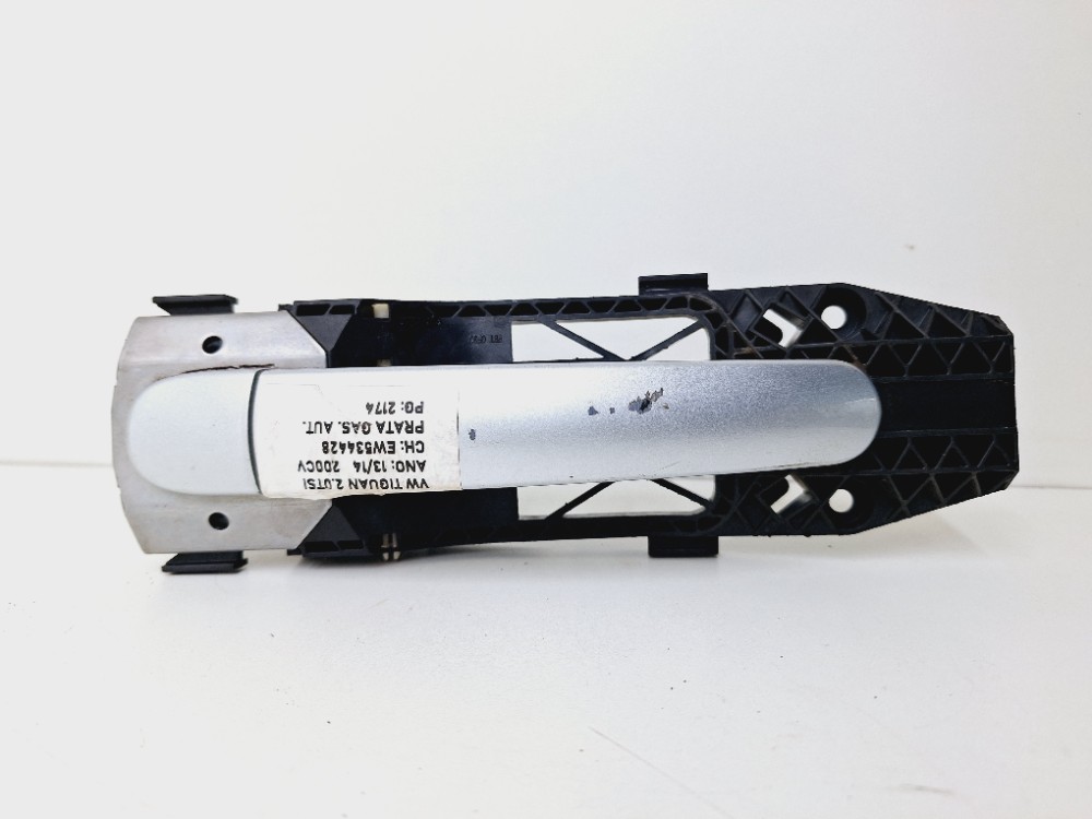Maçaneta Externa Dianteira Esquerda Vw Tiguan 2.0 2013 2014 Cinza Dianteira
