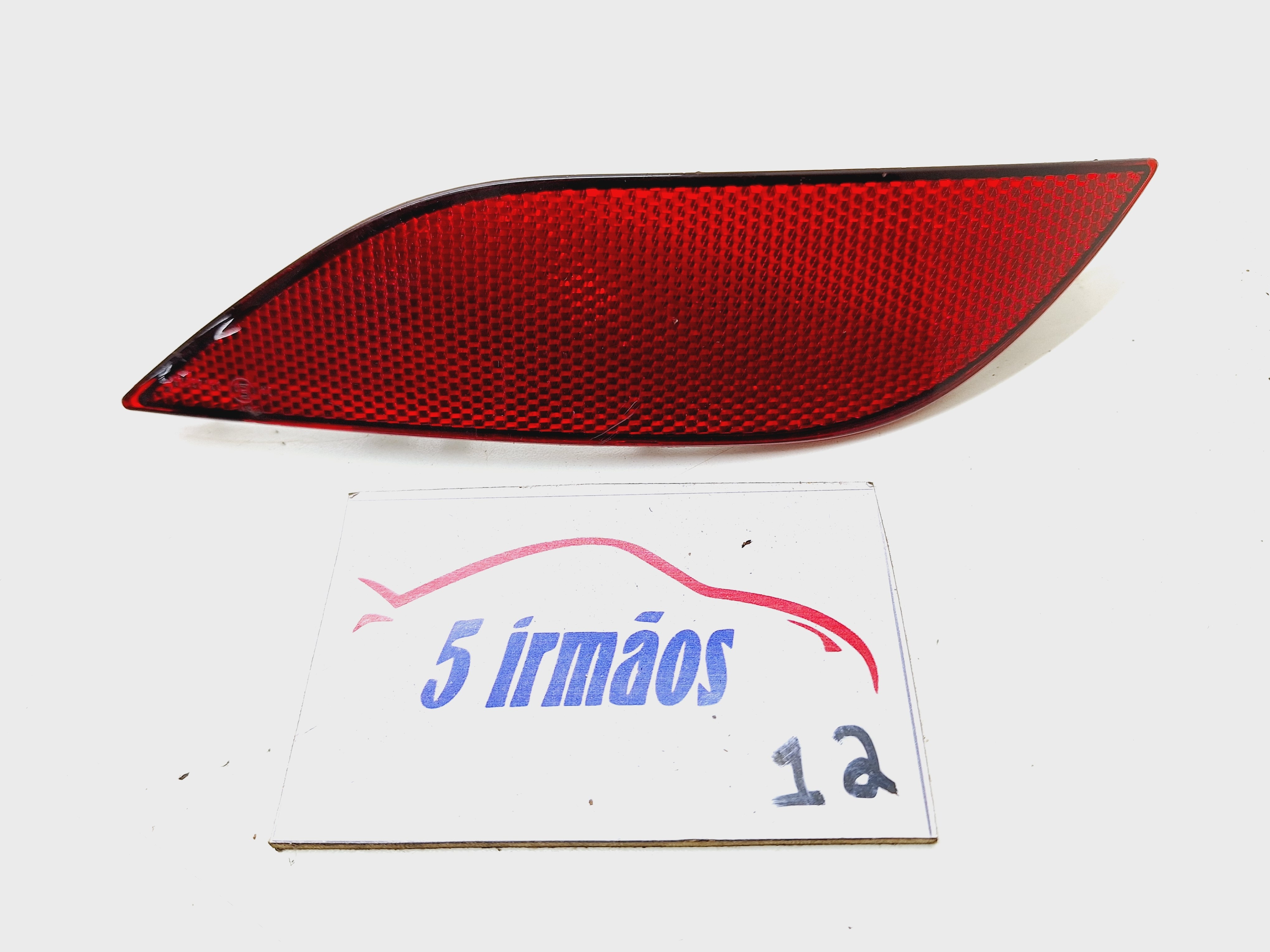 Refletor Olho Gato Traseiro Esquerdo Vw Tcross Tsi 1.0 2022  Vermelho