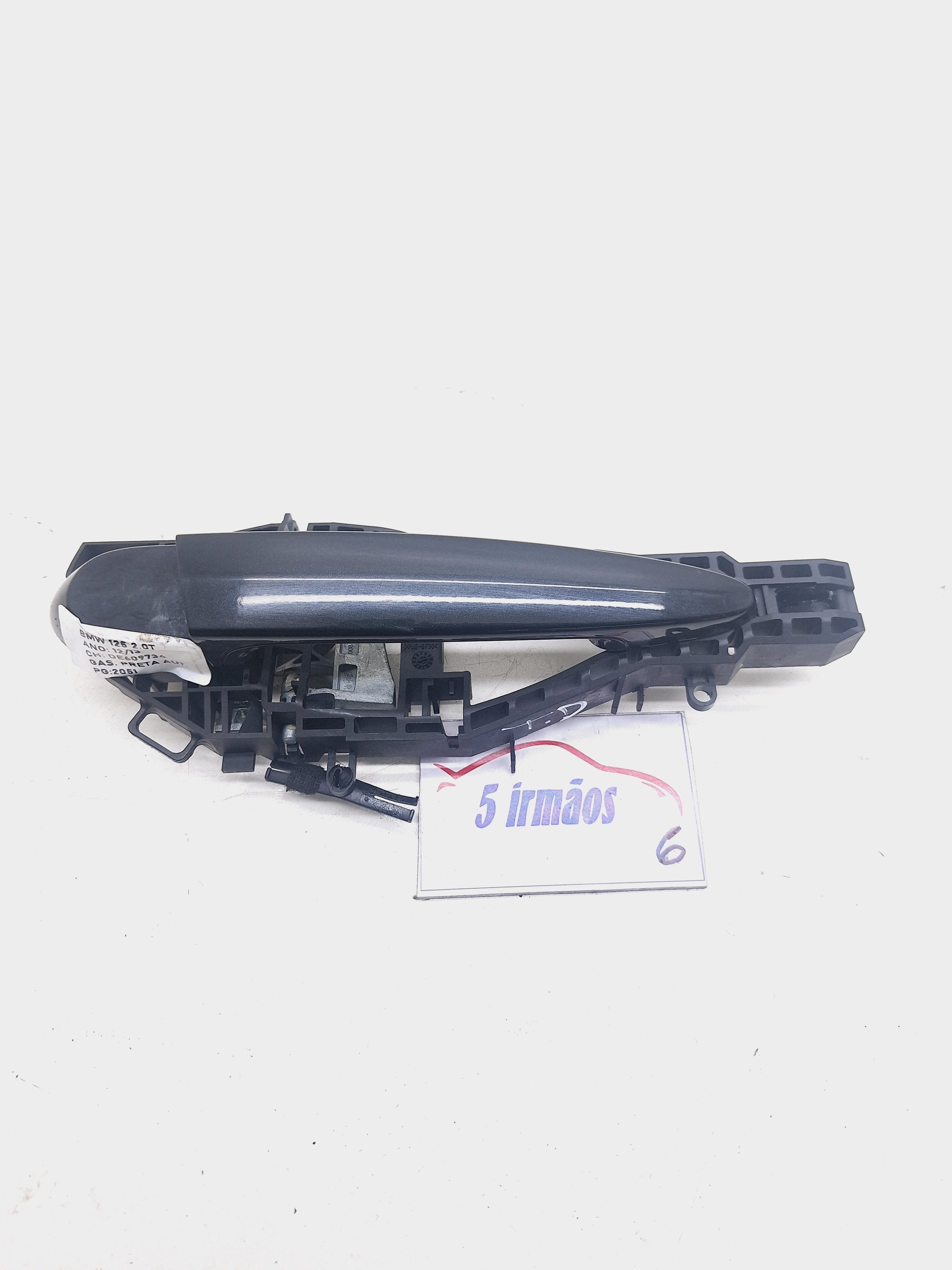 Maçaneta Externa Traseira Direita Bmw 125 2.0 Turbo Aut 2013 Preto Traseira