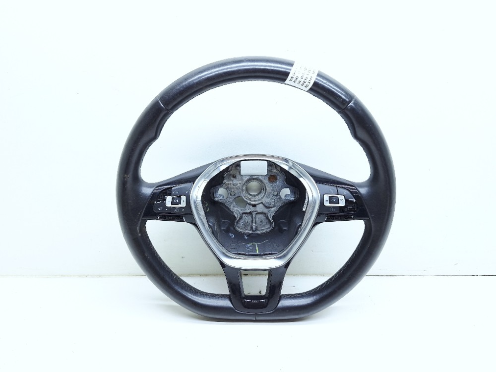 Volante Aro Direção C Comando Vw Golf Tsi 1.0 2017 Preto