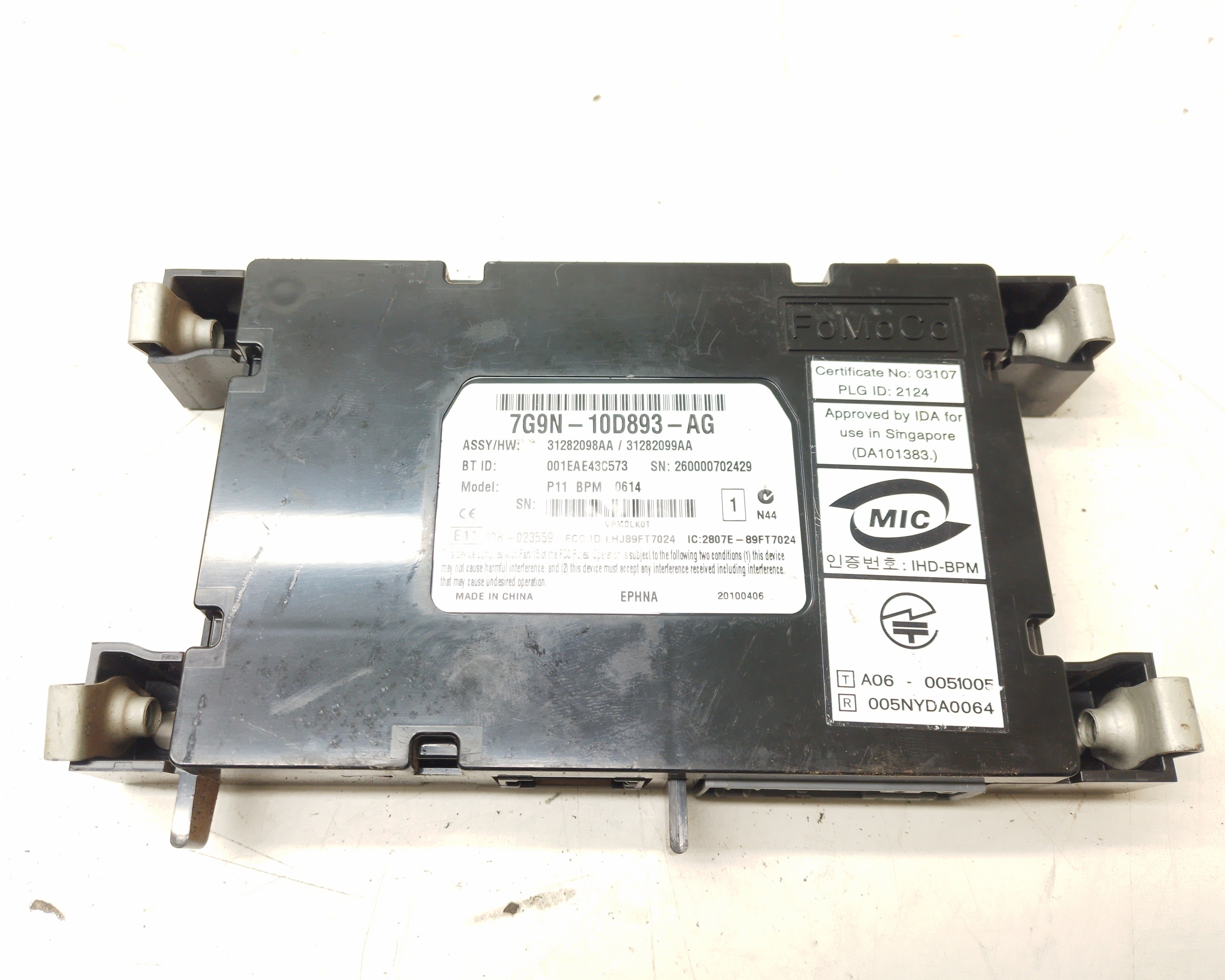 Módulo Bluetooth Freelander 2 3.2 2010 Nº7g9n10d893ag