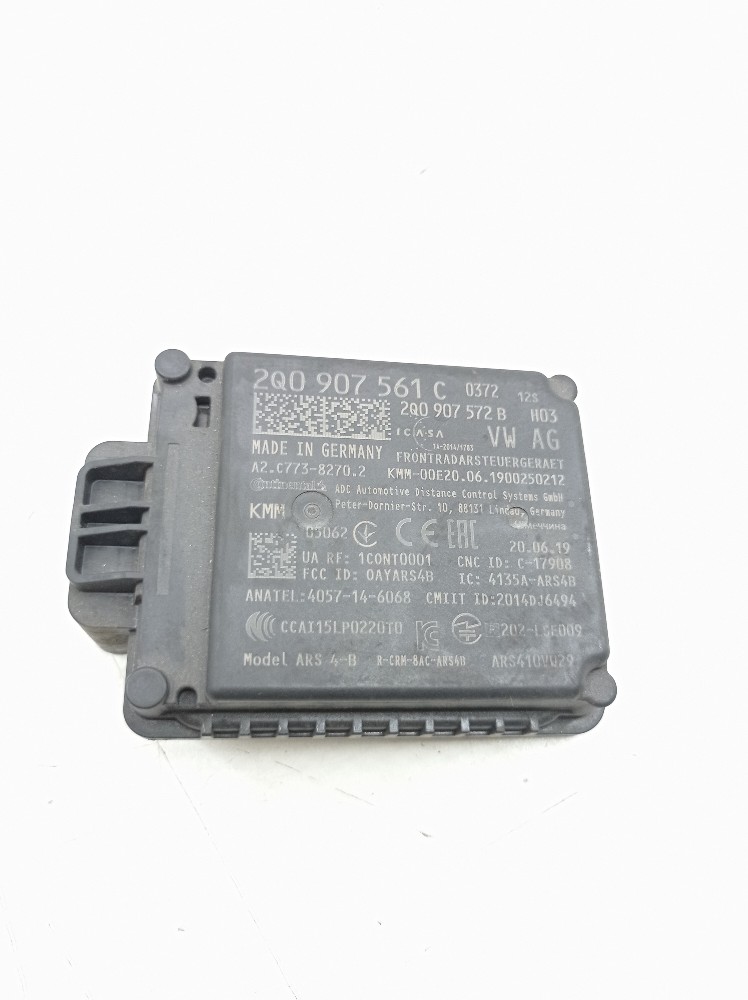 Módulo Sensor Distância Vw Tiguan Tsi 2.0 2020 2q090561c