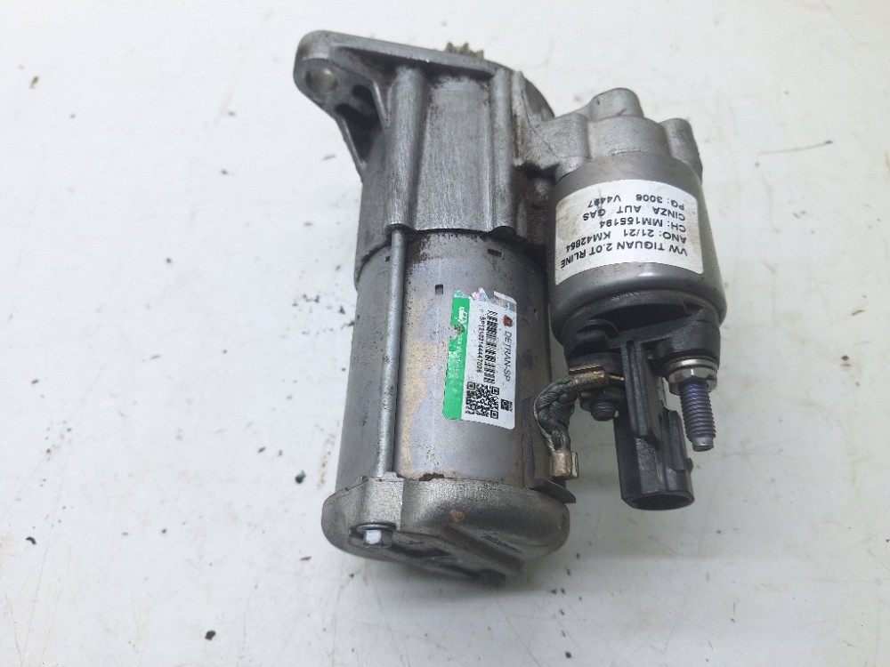 Motor Arranque Vw Tiguan 2.0 2021 02e911022h