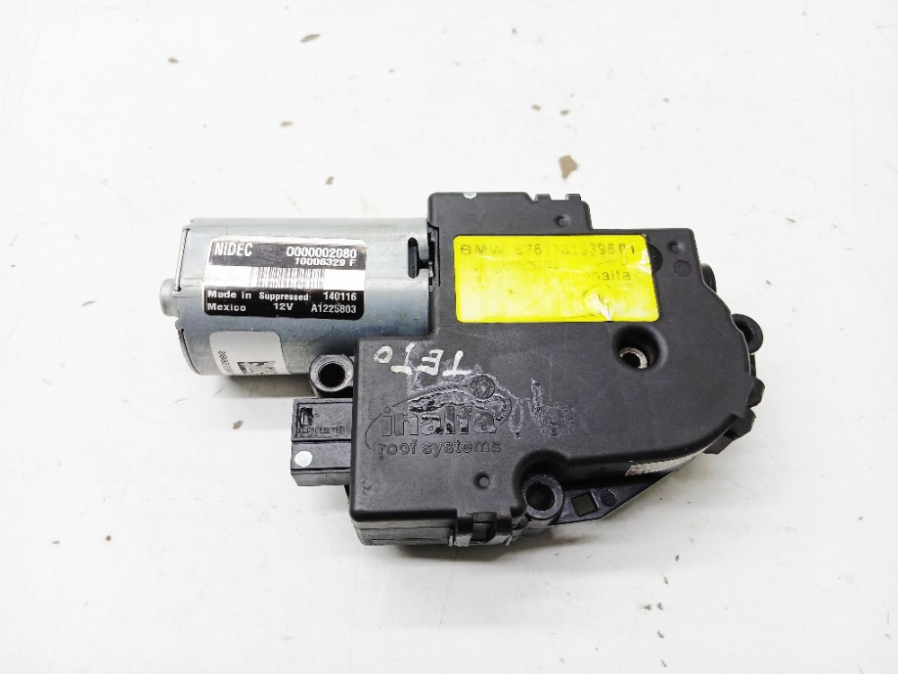 Motor Teto Solar Bmw X1 2.0 Turbo 2014 2015 6761731639601