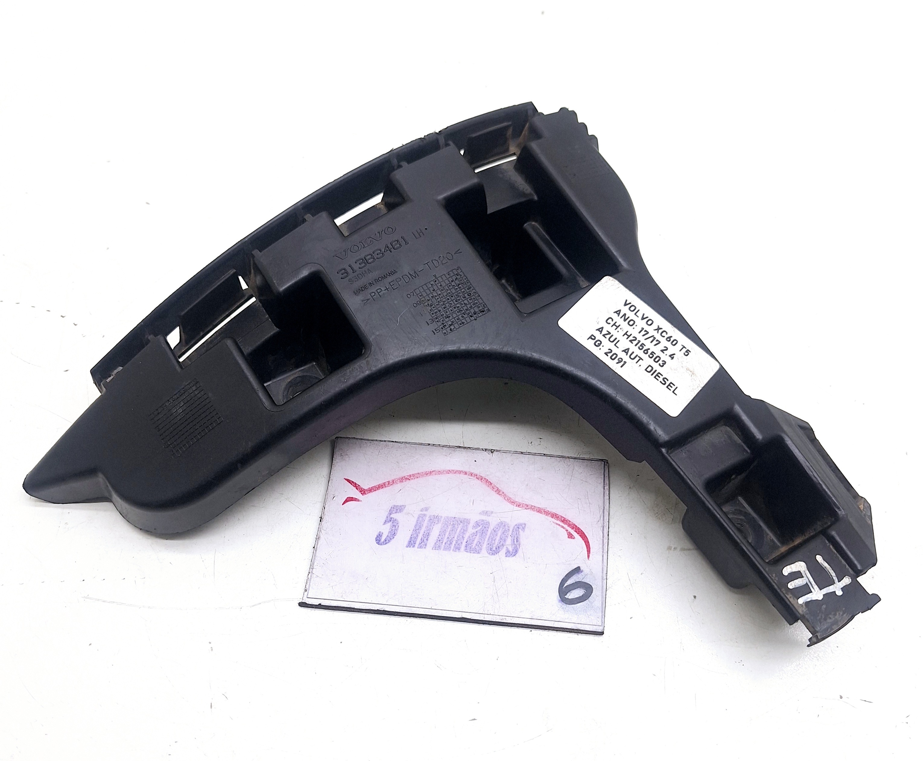 Guia Parachoque Traseiro Esquerdo Volvo Xc60 2.4 2017