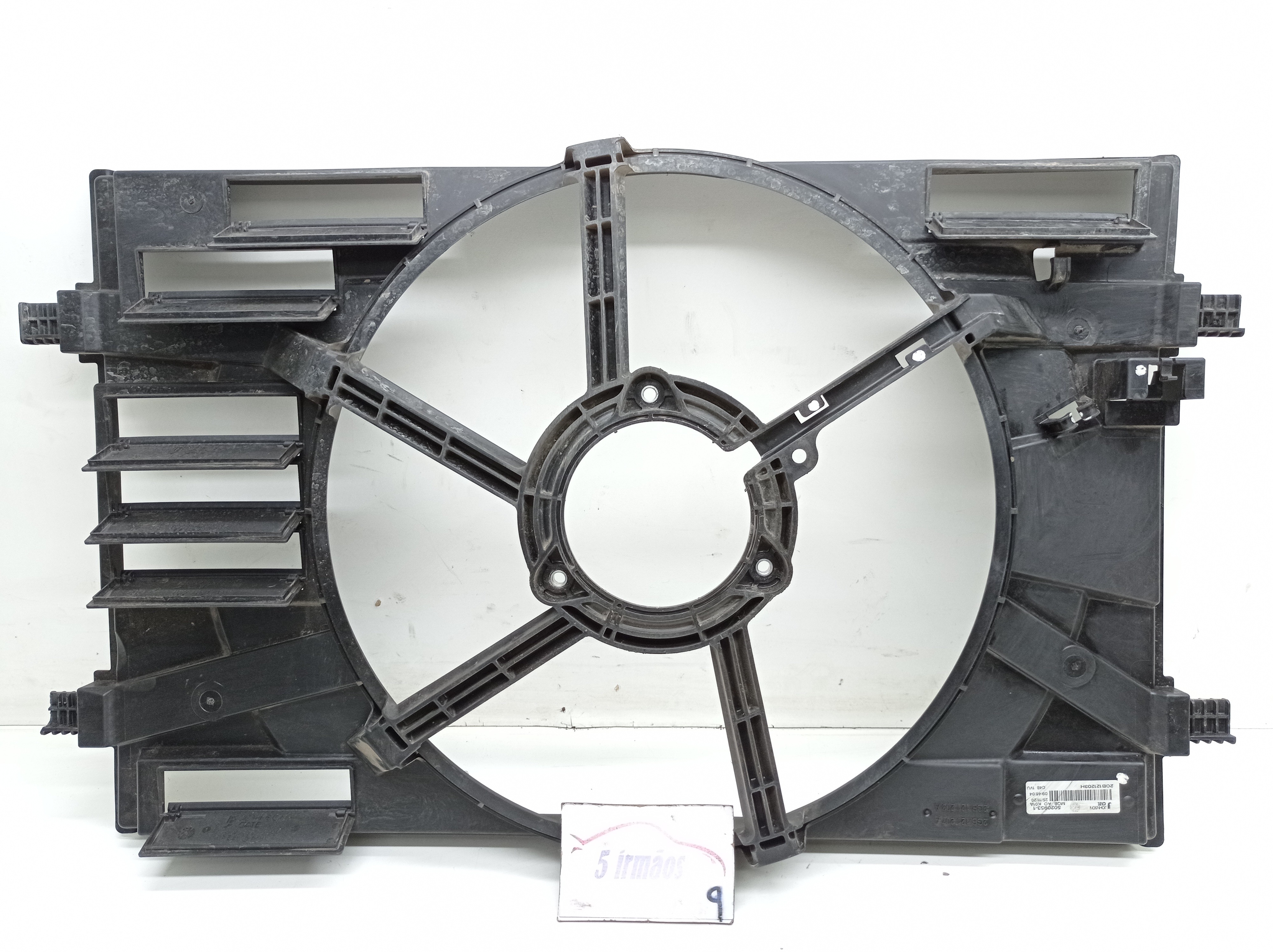 Defletor Ventoinha Radiador Vw Polo 1.6 Msi 2020 / 2021