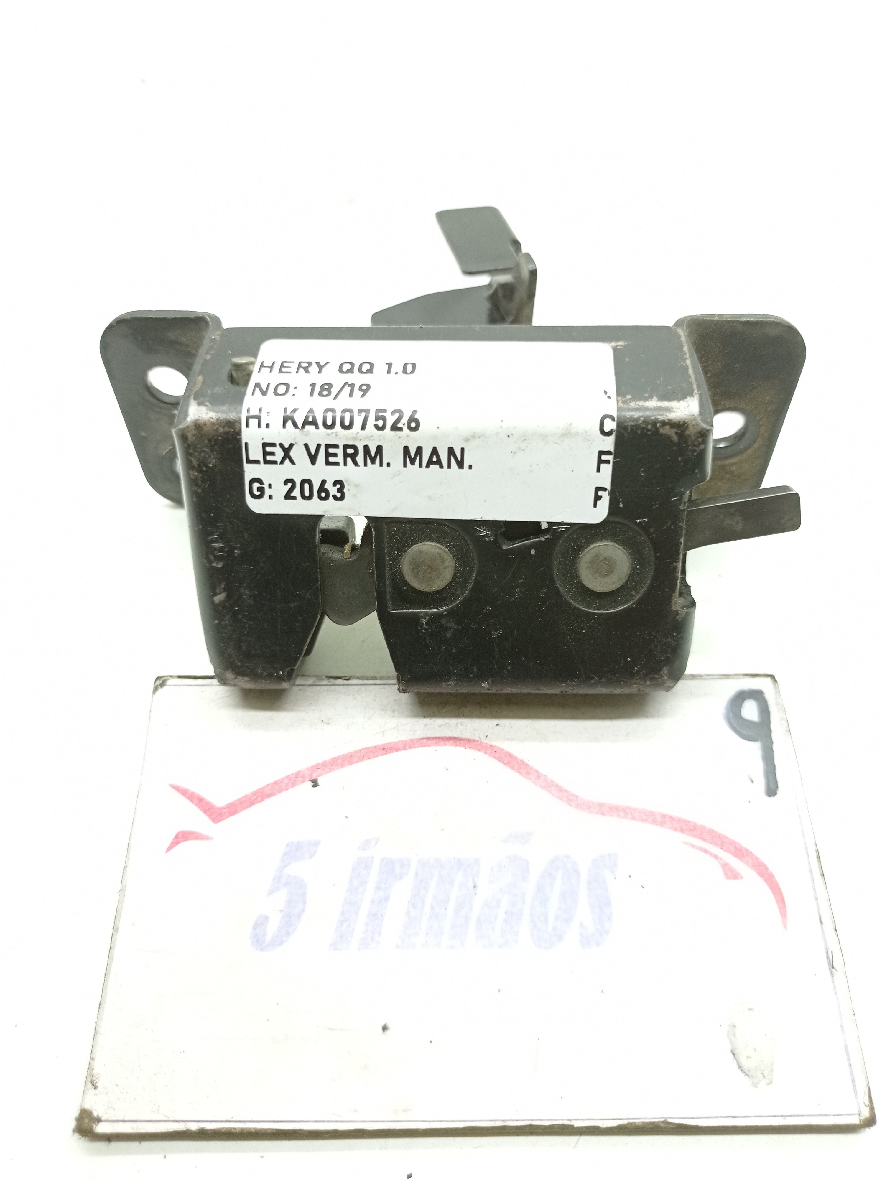 Fechadura Trava Capô Chery Qq 1.0 2018 2019